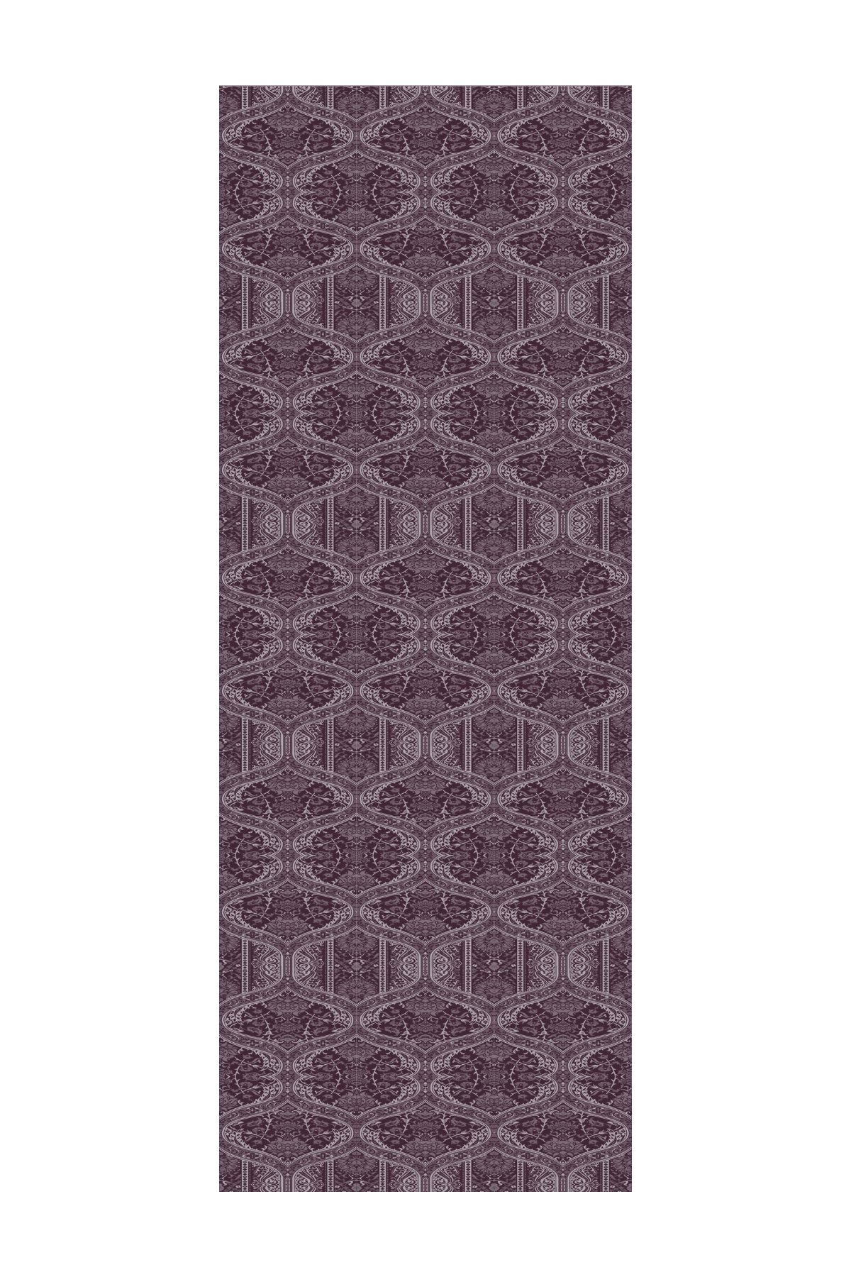 Shline Line Viscose Shawl - Purple-Gray