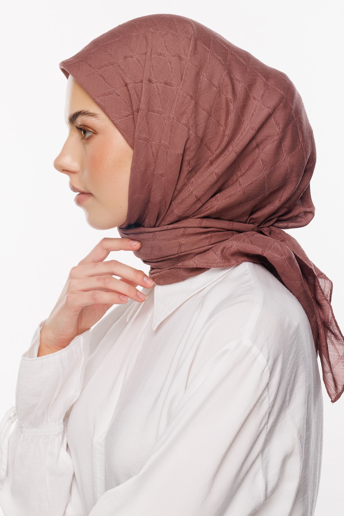 Bamboo Jacquard Scarf - Waterside