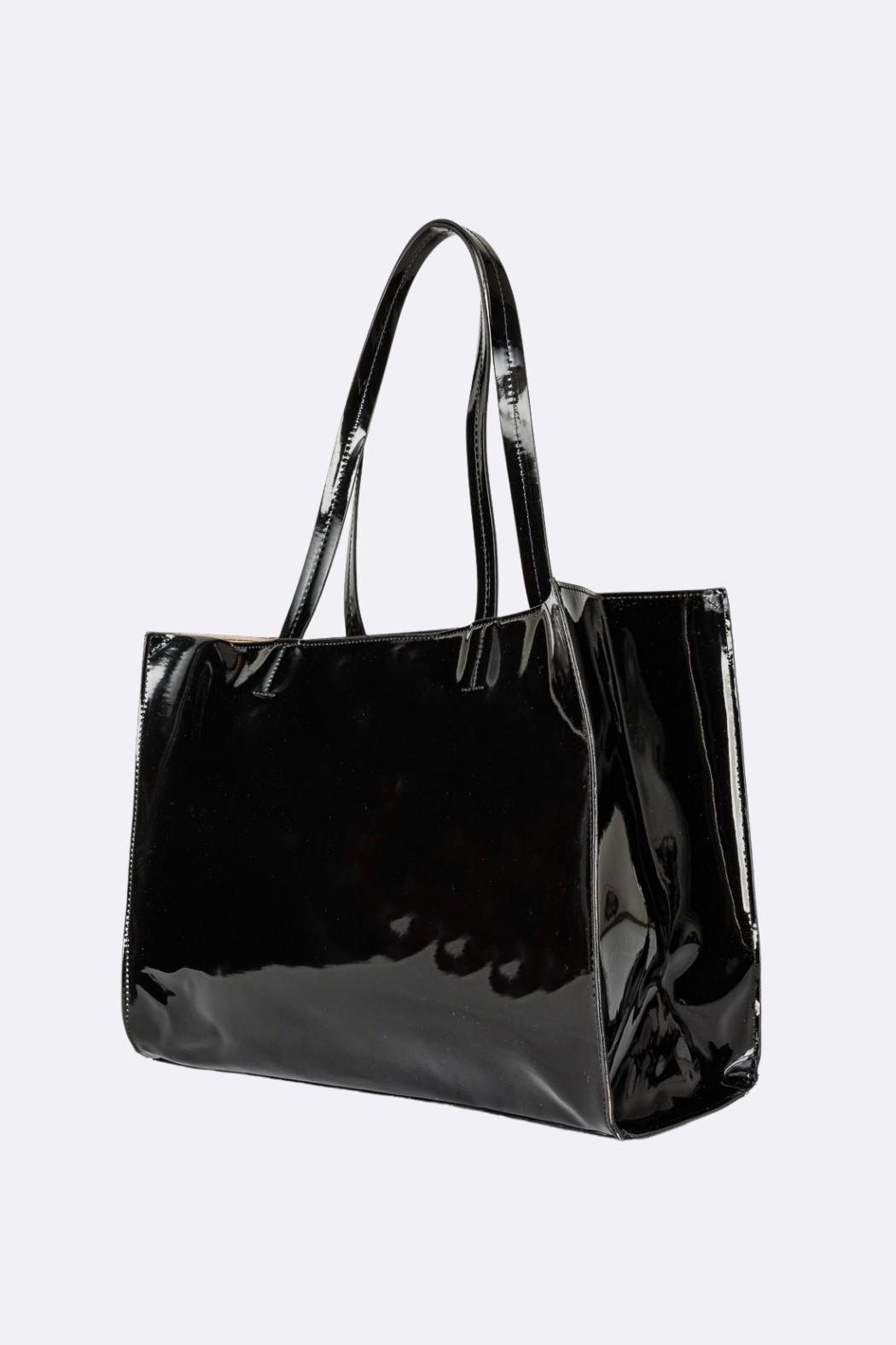 Lindy Patent Leather Bag - Black