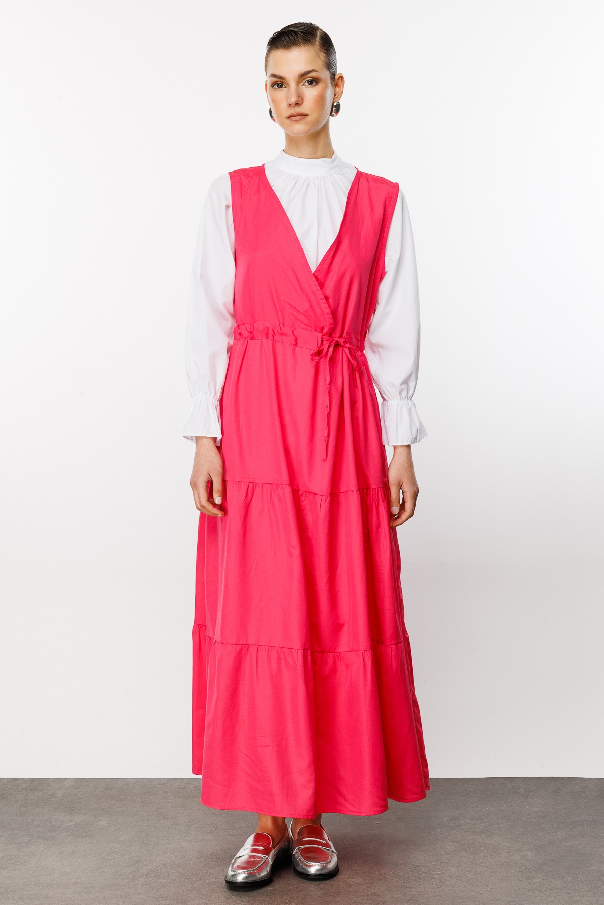 Casual Dress - Fuchsia