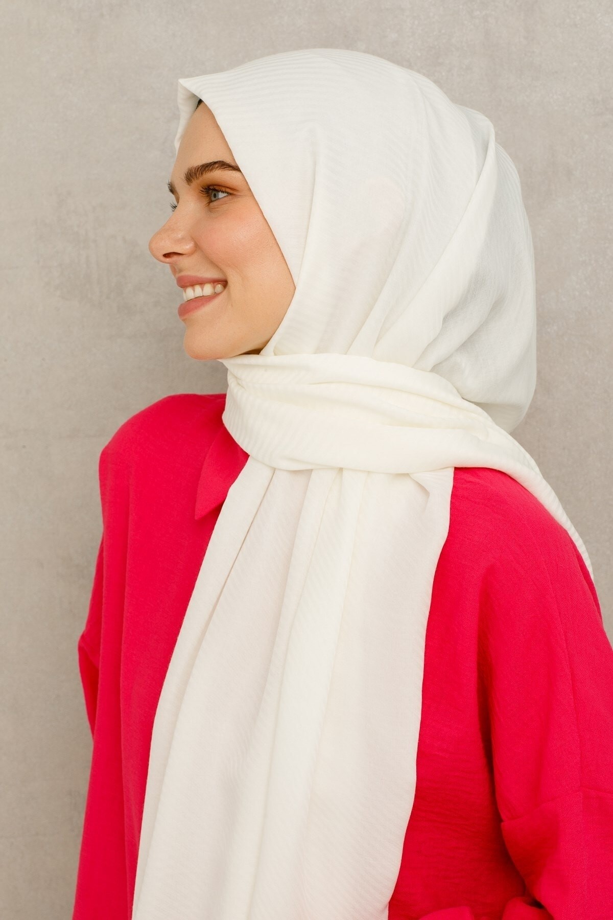 Gemustertes Baumwolle Jacquard Hijab