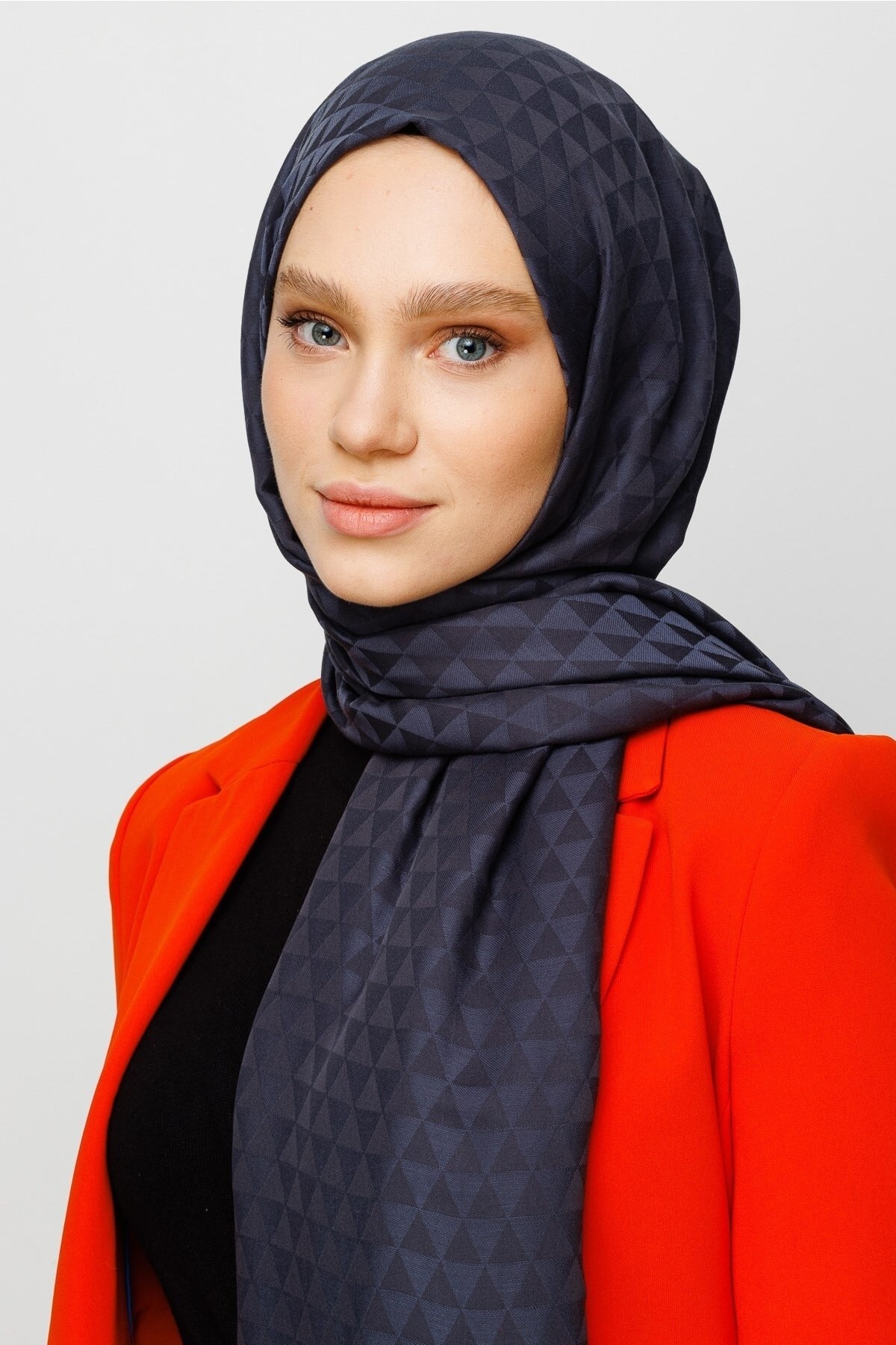 Prism Pattern Cotton Jacquard Hijab