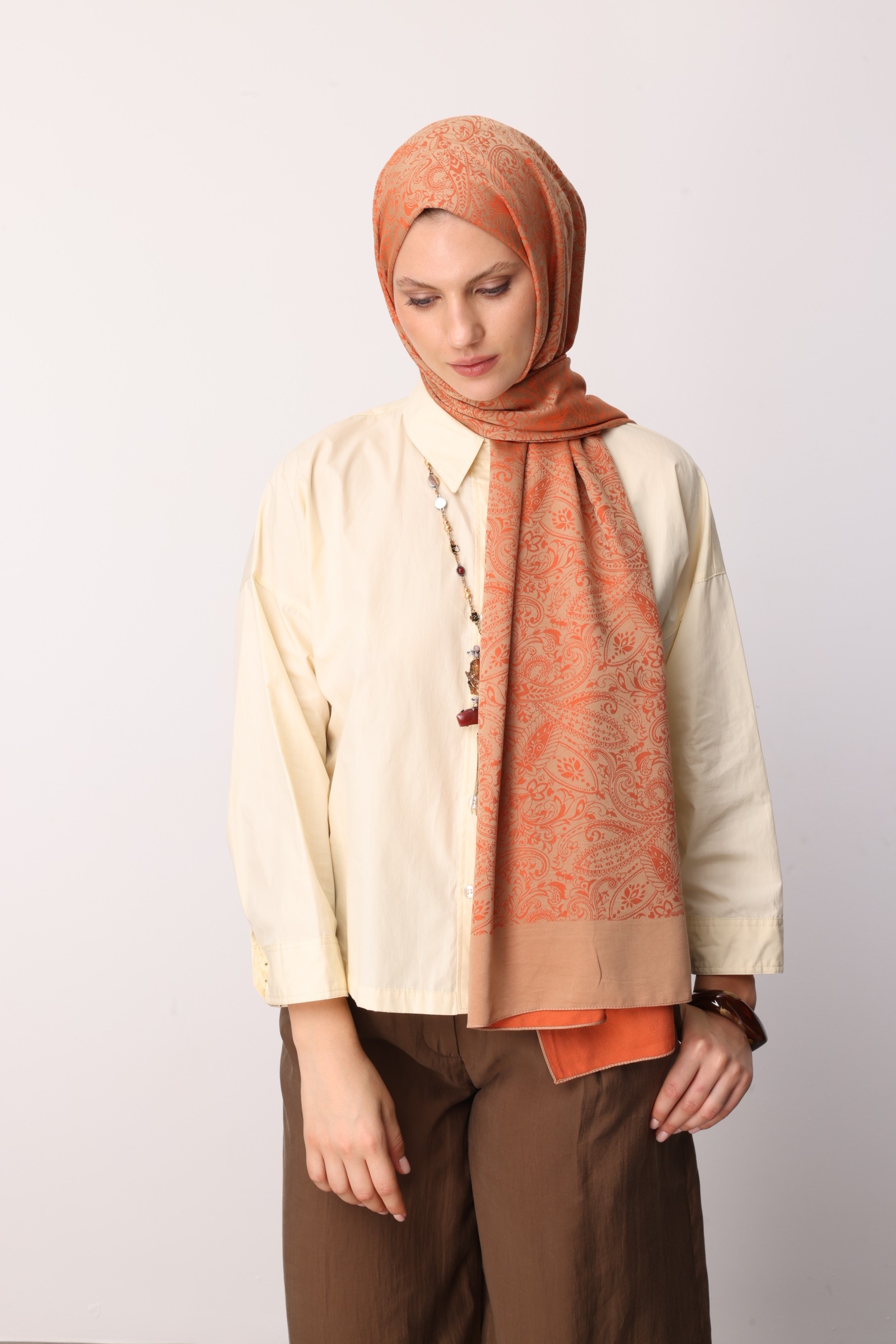 Velora-Pattern Reversible Shawl