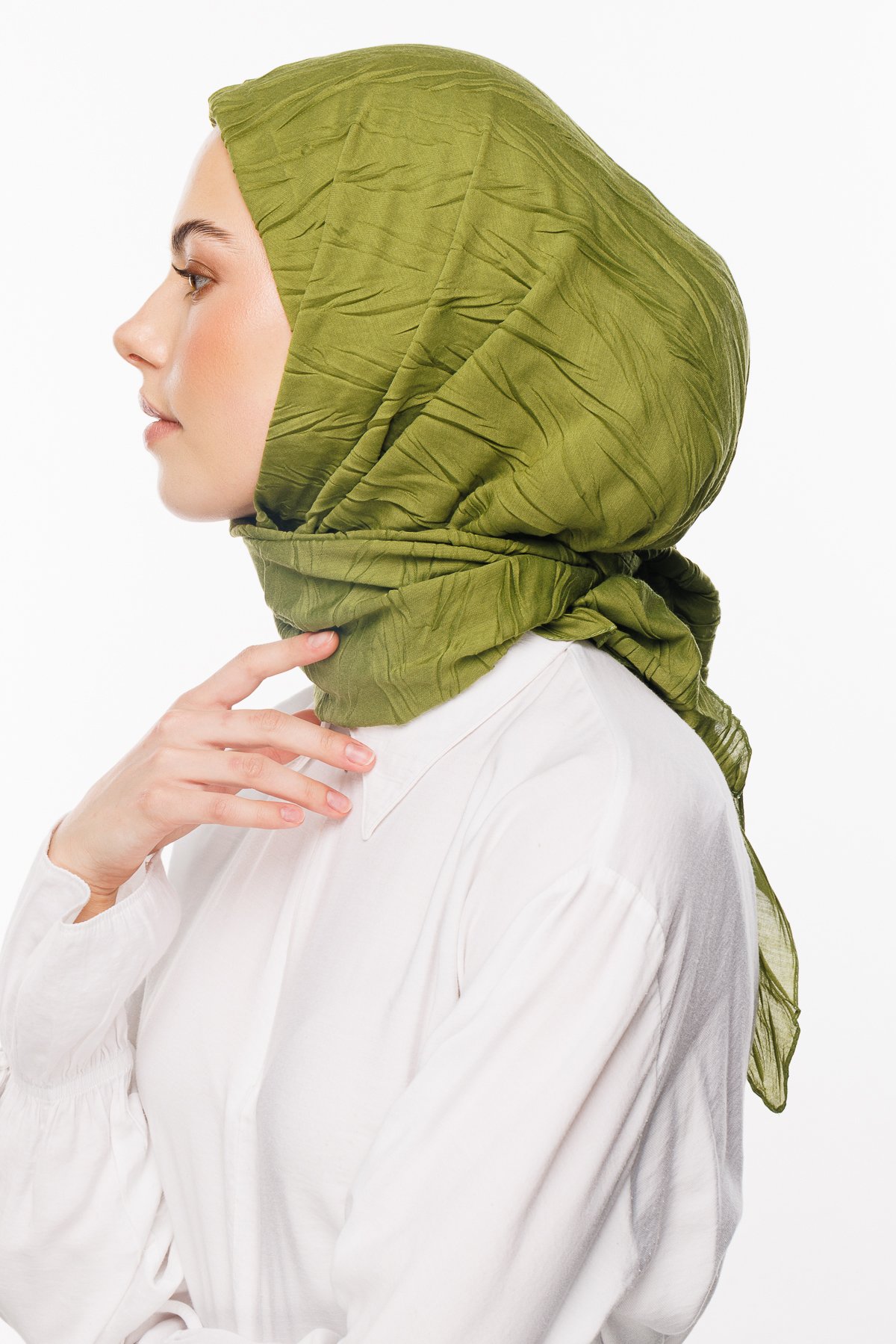 Pleated Bamboo Scarf