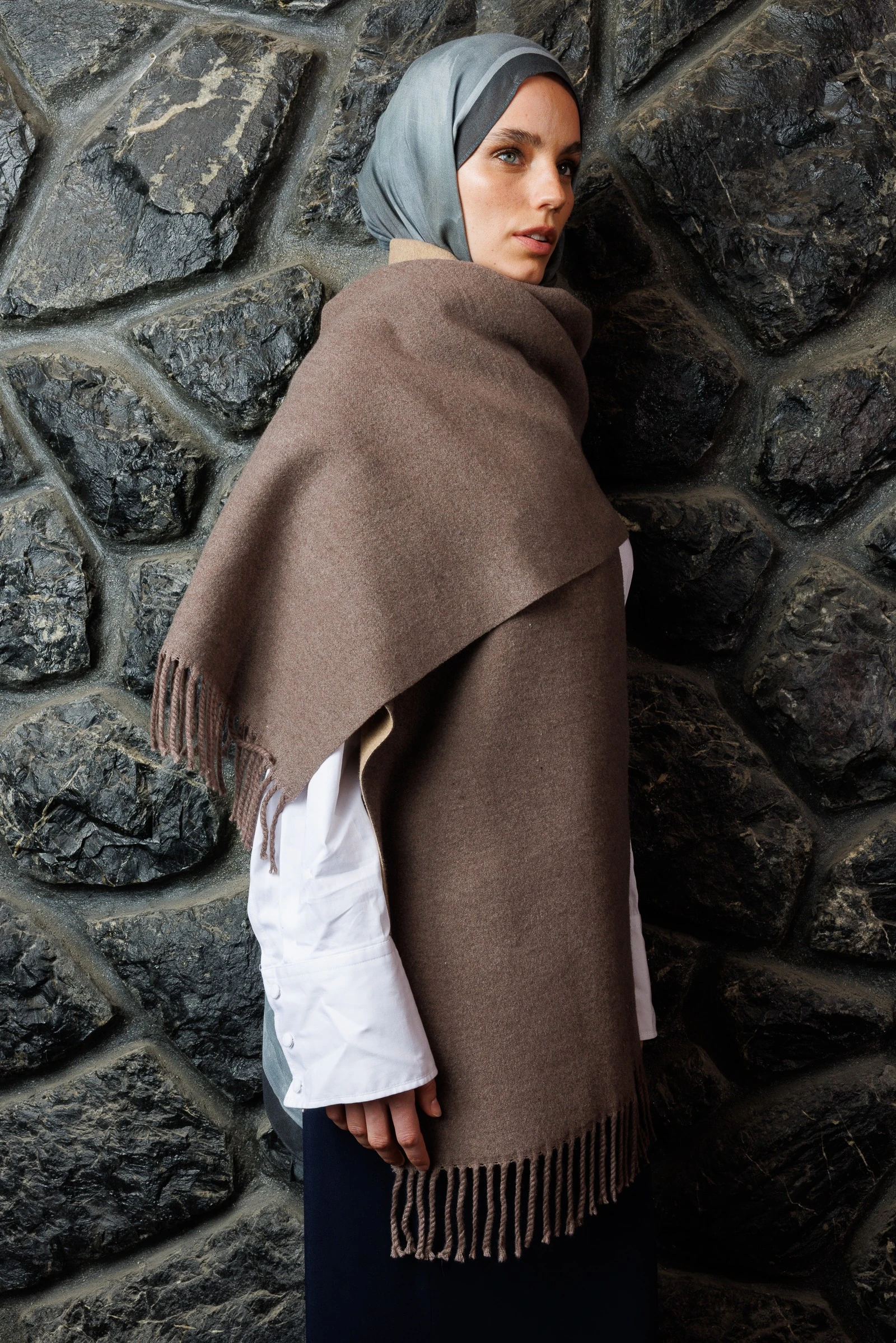 Moreal Desen Rami Şal - Anthracite