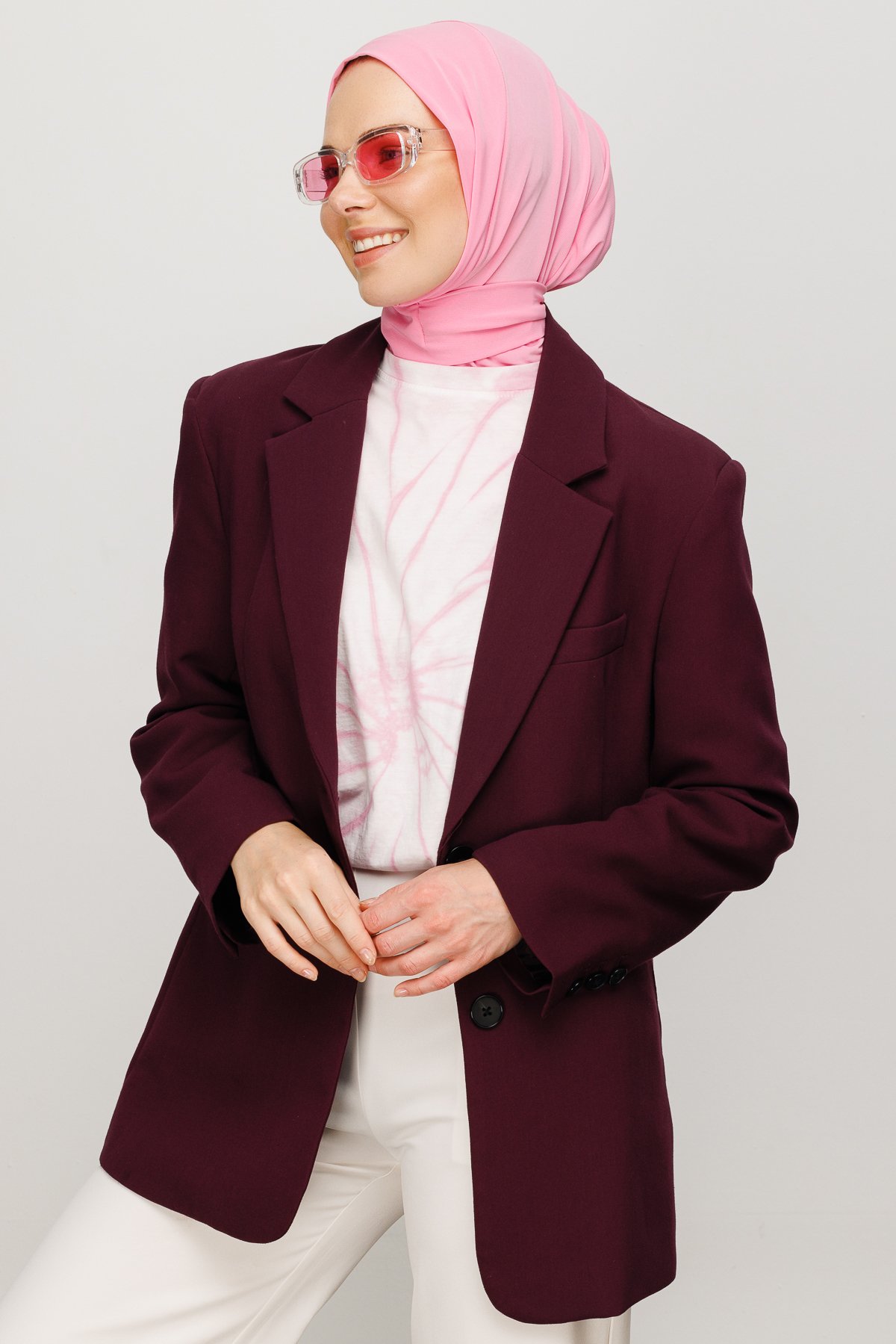 Hazır Şal - Pembe