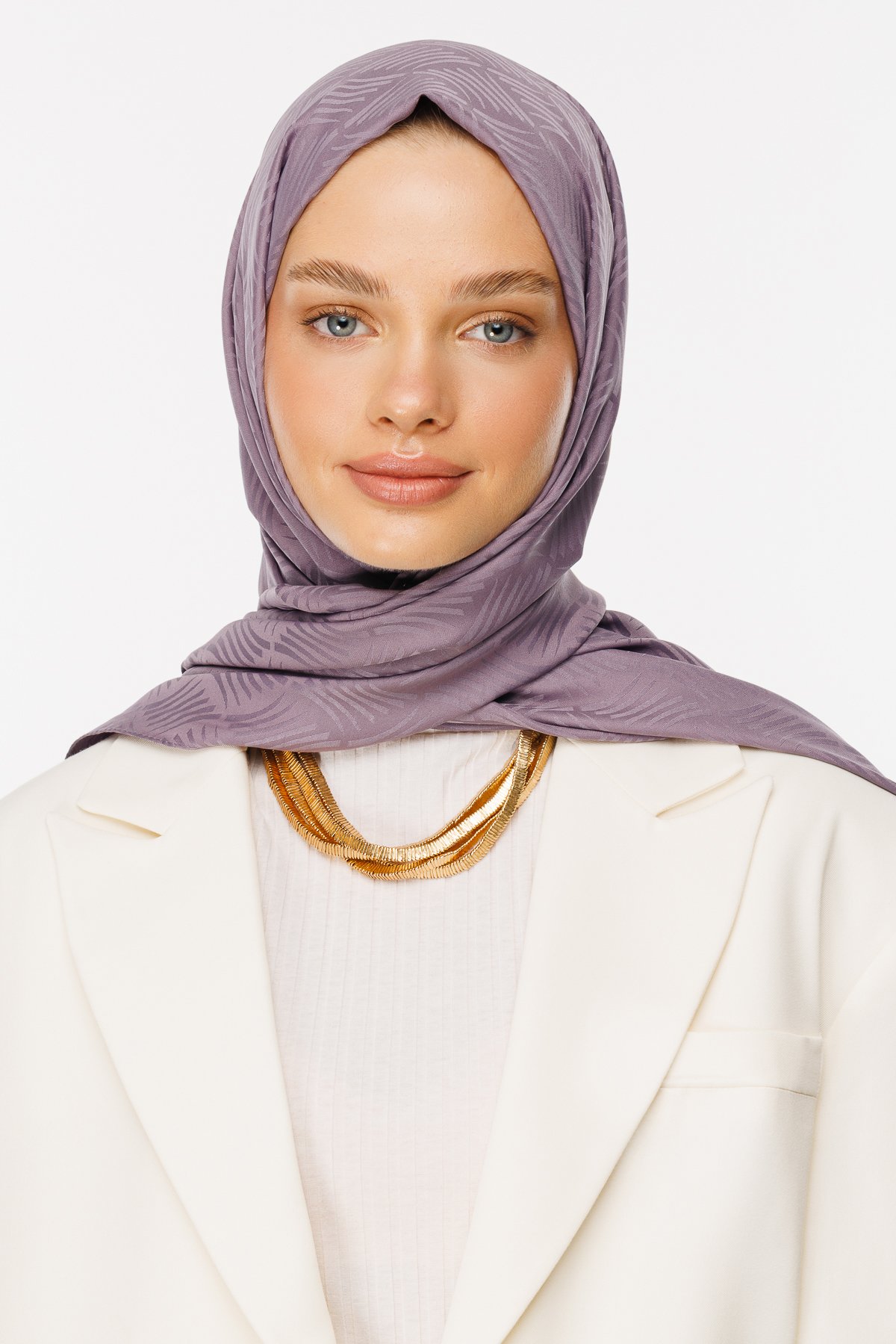 Aura Pattern Silk Jacquard Hijab