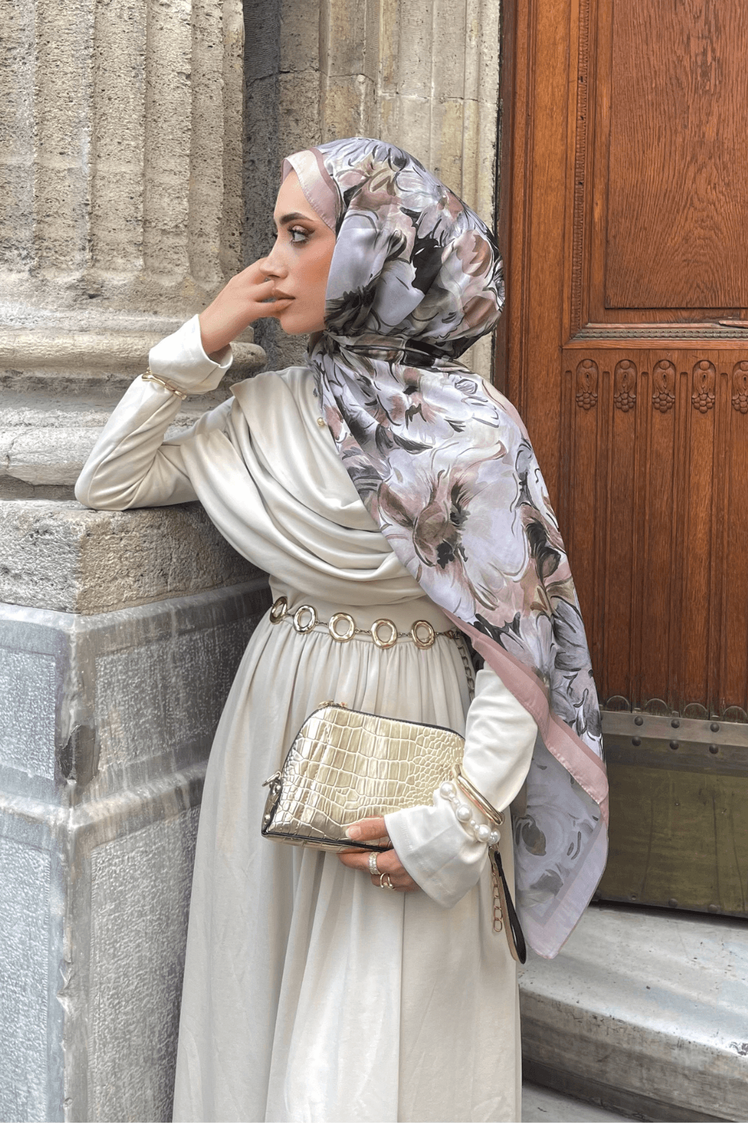 Patterned Cotton Shawl
