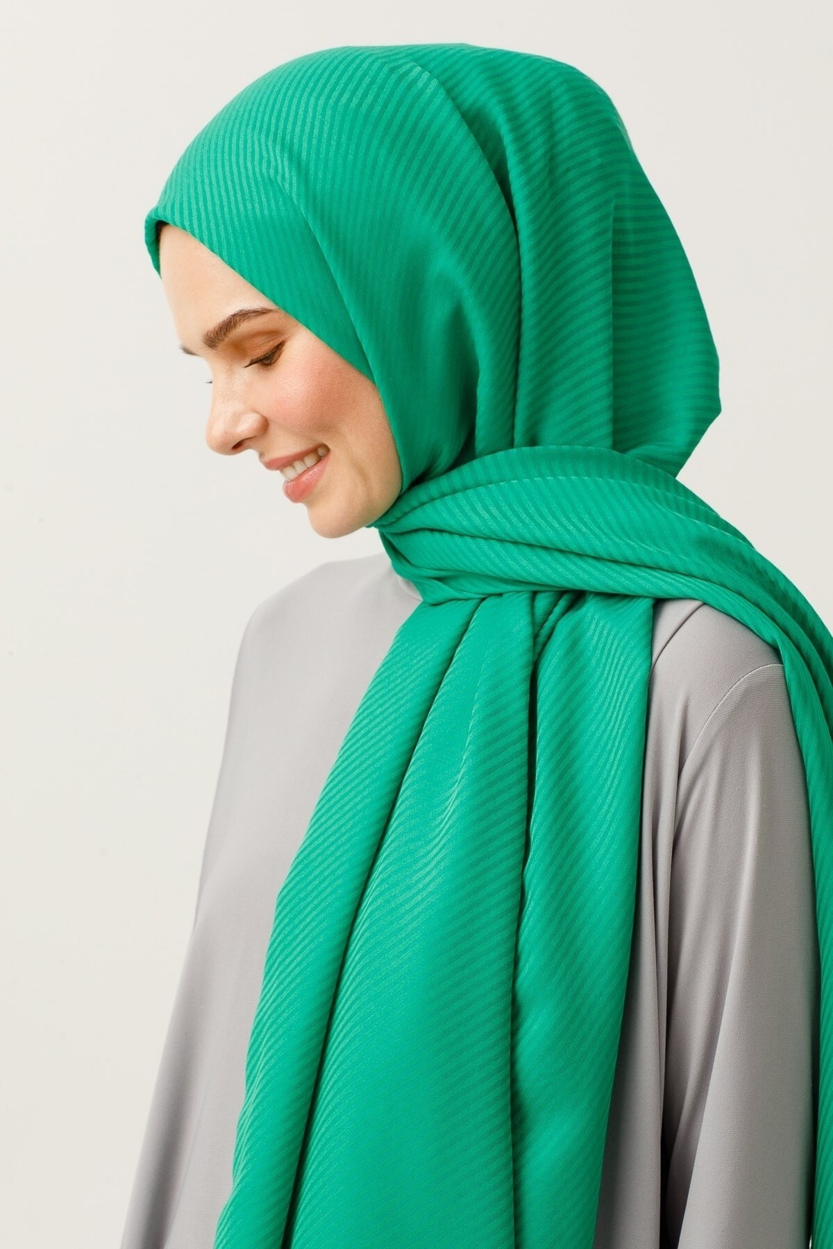 Gemustertes Baumwolle Jacquard Hijab