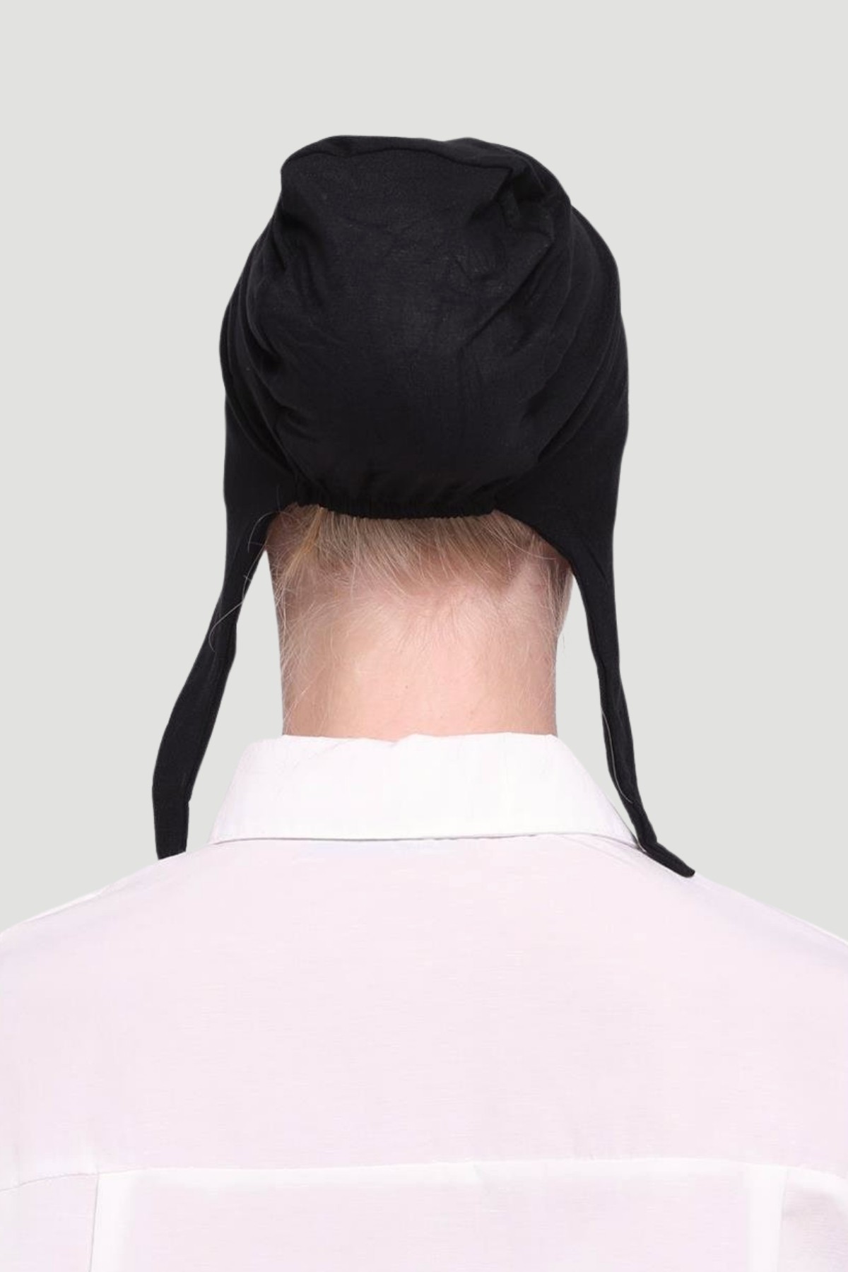Dikişsiz Bağlamalı Bone - Black