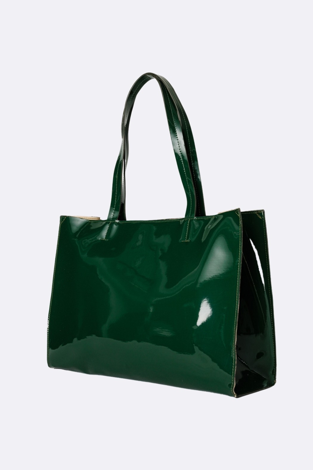 Lindy Patent Leather Bag - Benetton Green