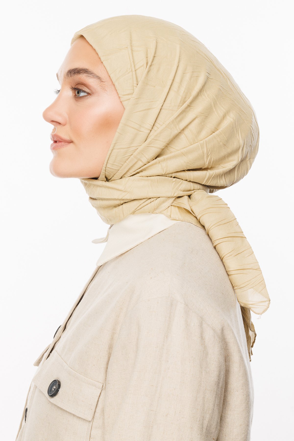 Pleated Bamboo Scarf