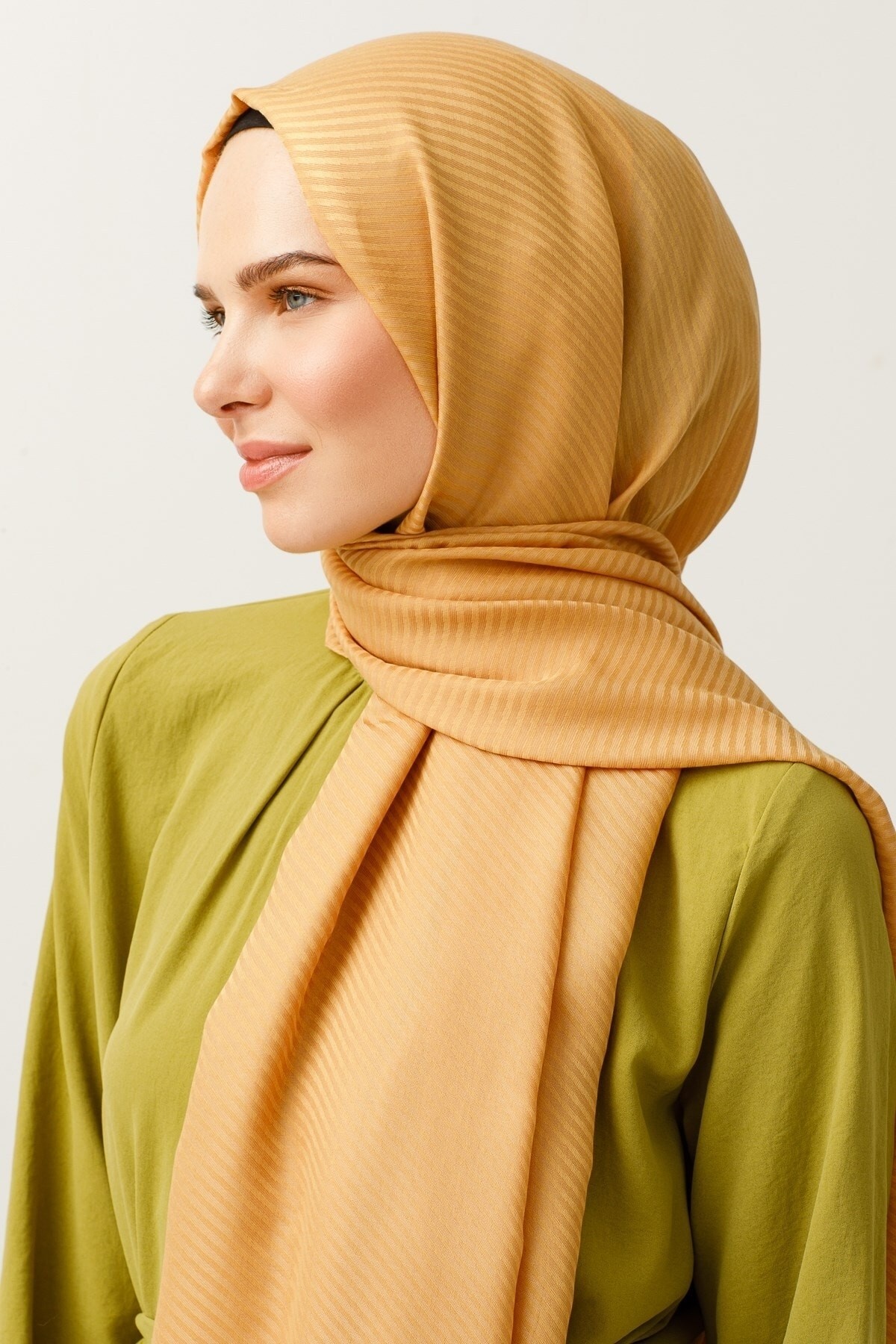 Gemustertes Baumwolle Jacquard Hijab