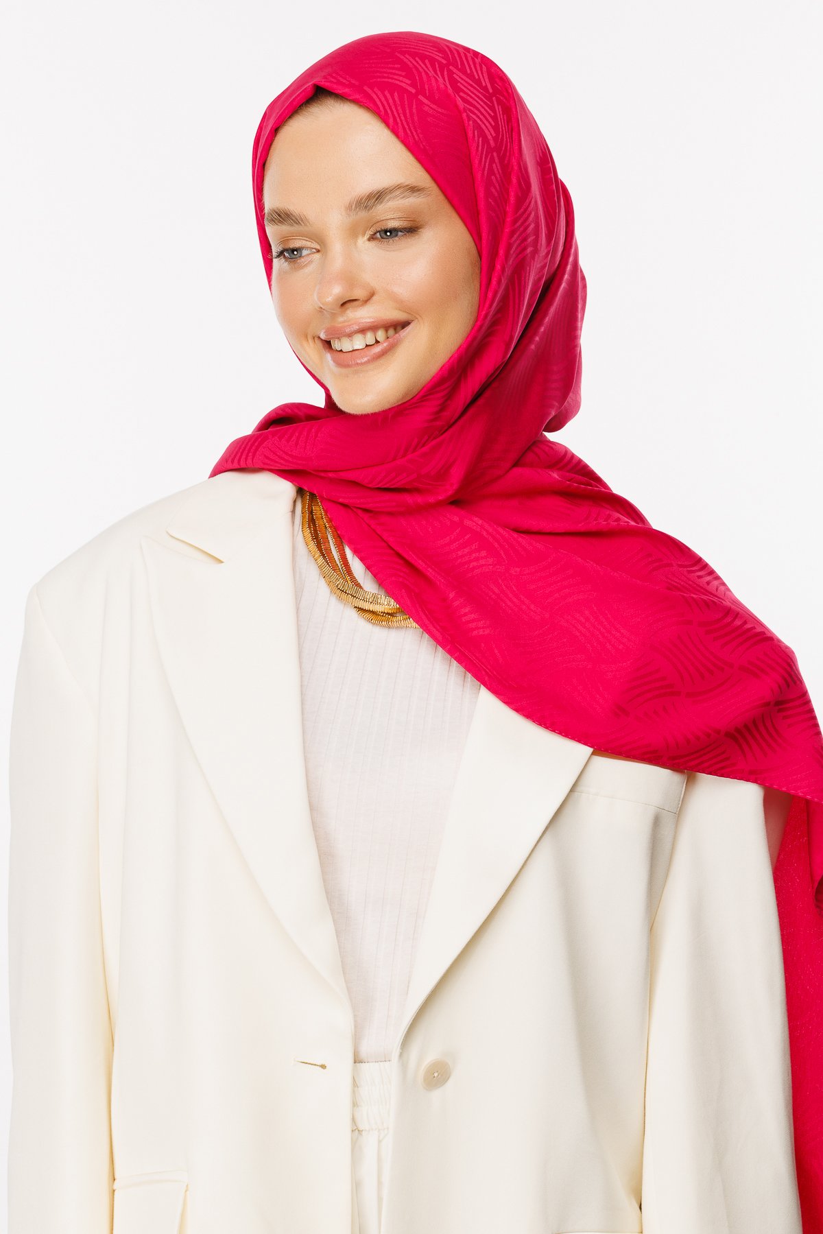 Aura Pattern Silk Jacquard Hijab