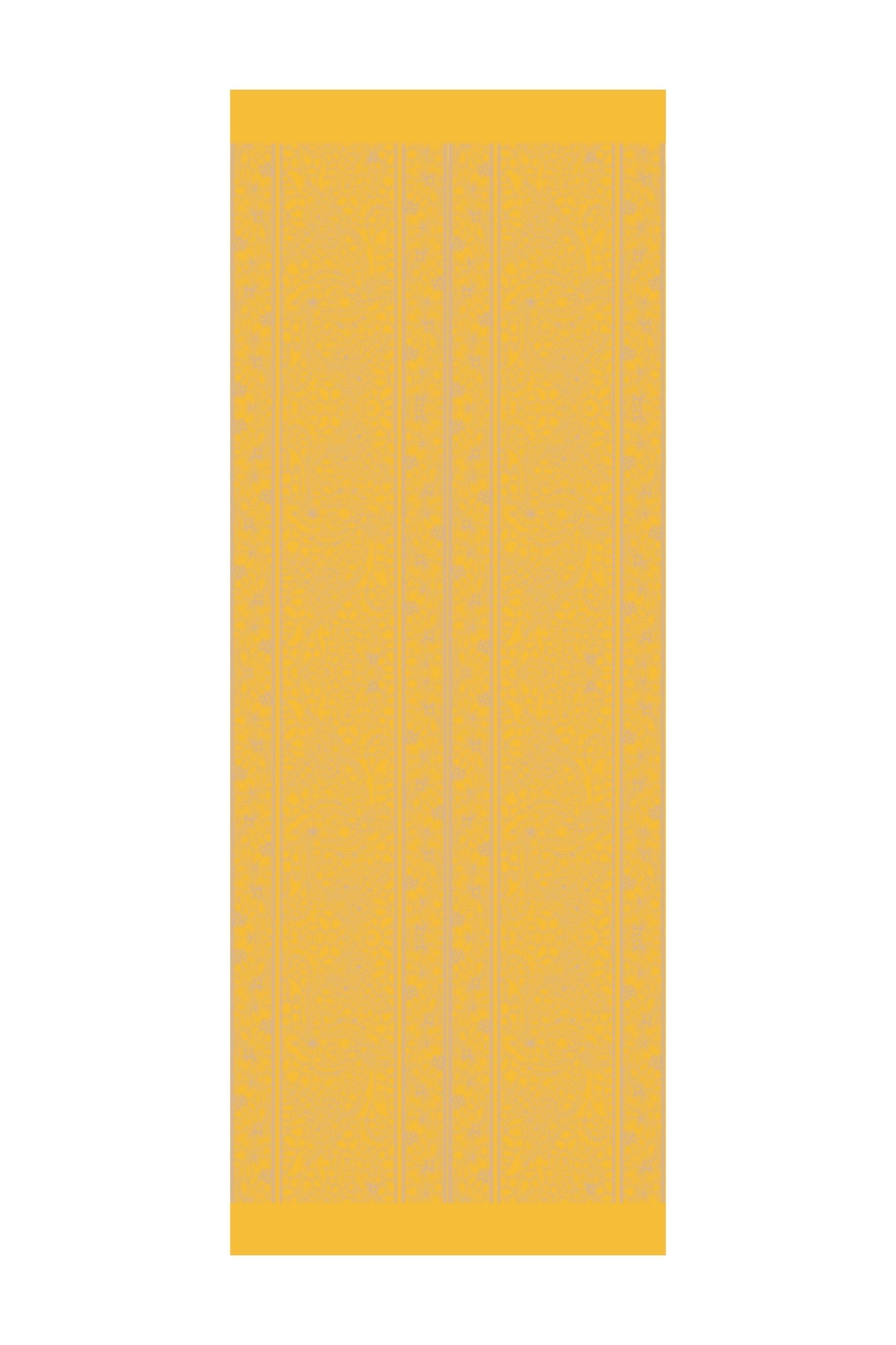 Lavin Pattern Double-Sided Shawl - Mink-Mustard