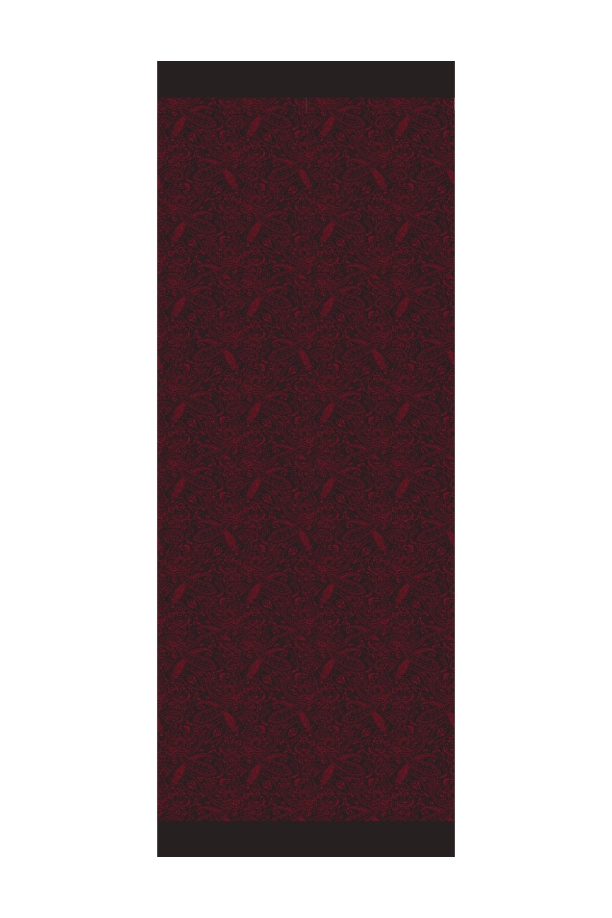 Marrakech Double Sided Shawl - Black-Burgundy