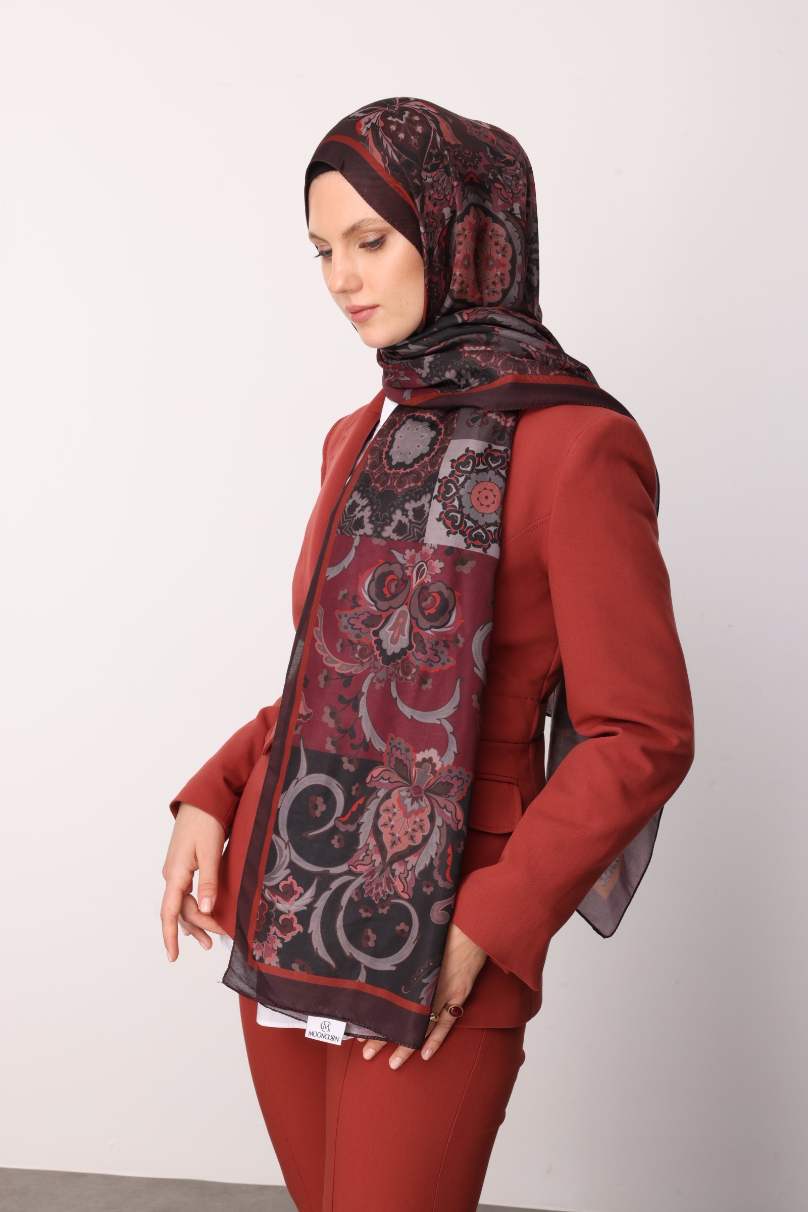 Patterned Cotton Shawl