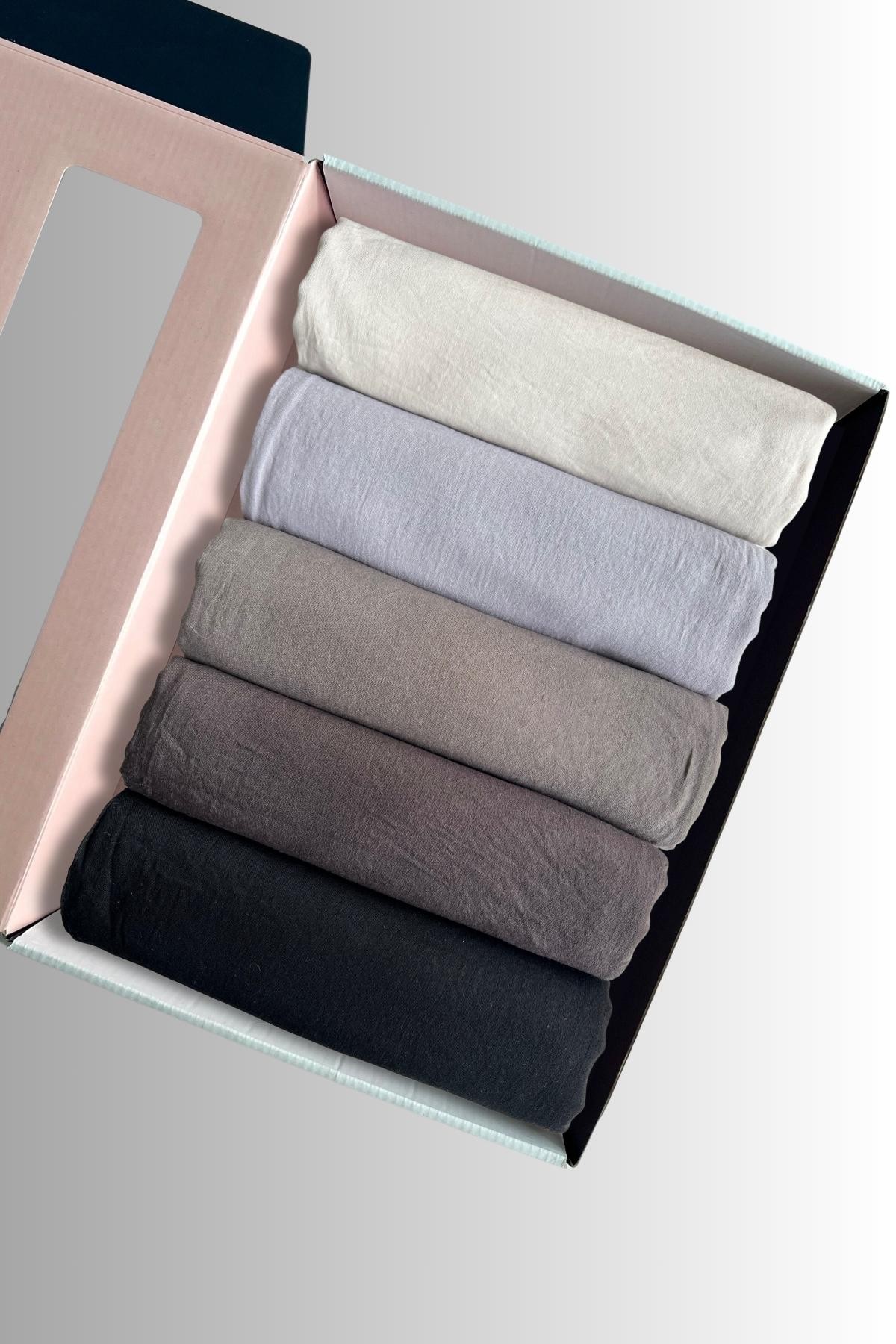 Cotton Crash Hijab Color Box-13