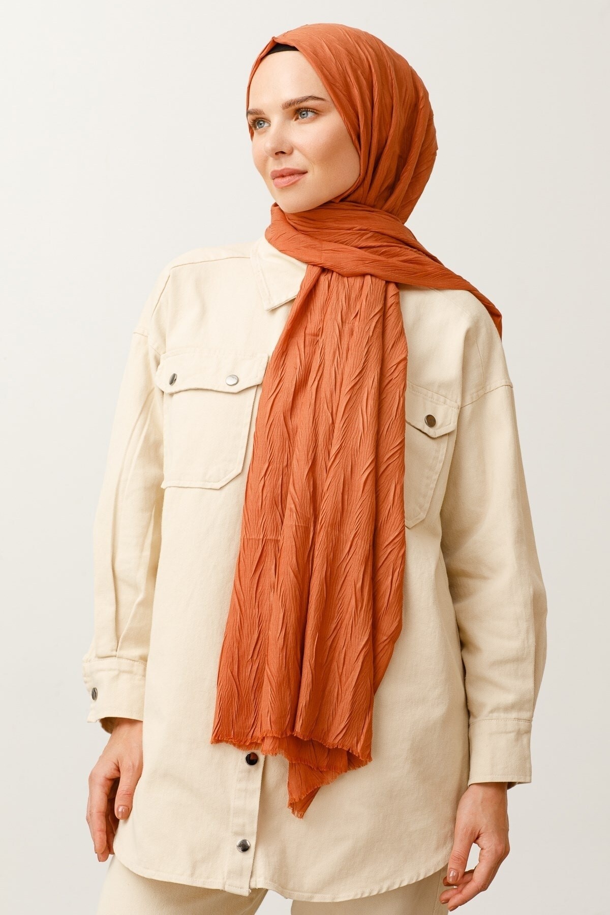 Pleated Bamboo Hijab