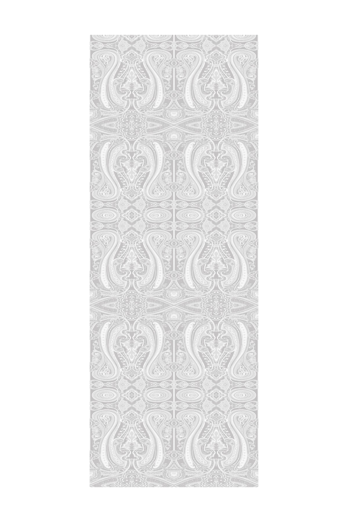 Liva Pattern Shine Line Shawl - Mink-Stone Color