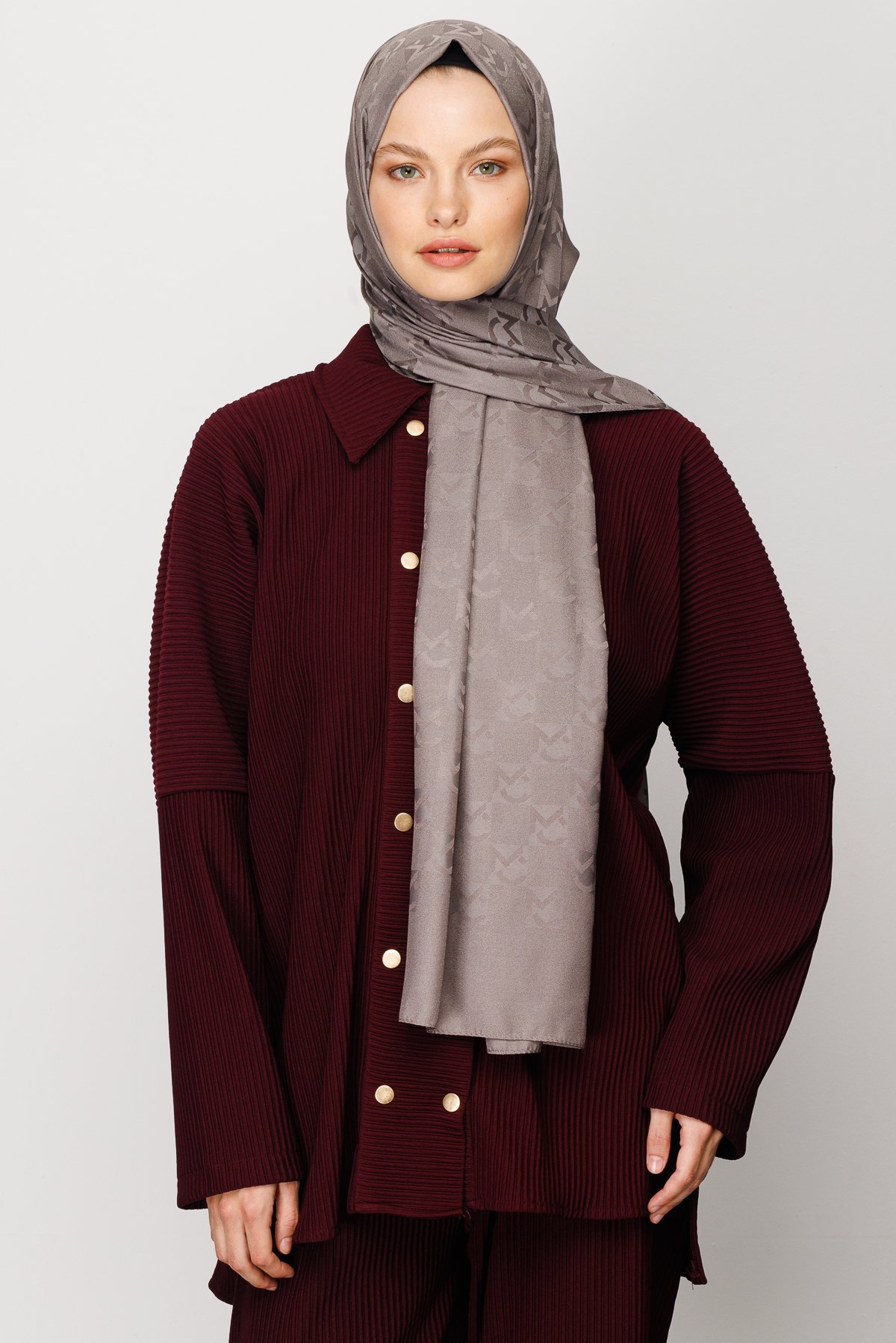 MC Pattern Jacquard Hijab