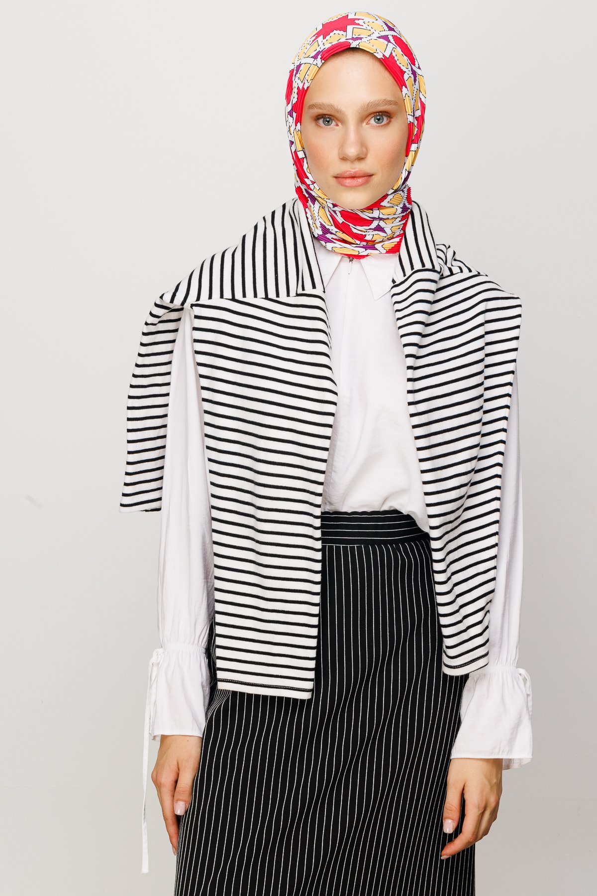 Şira Desen Pilise Eşarp - Candy