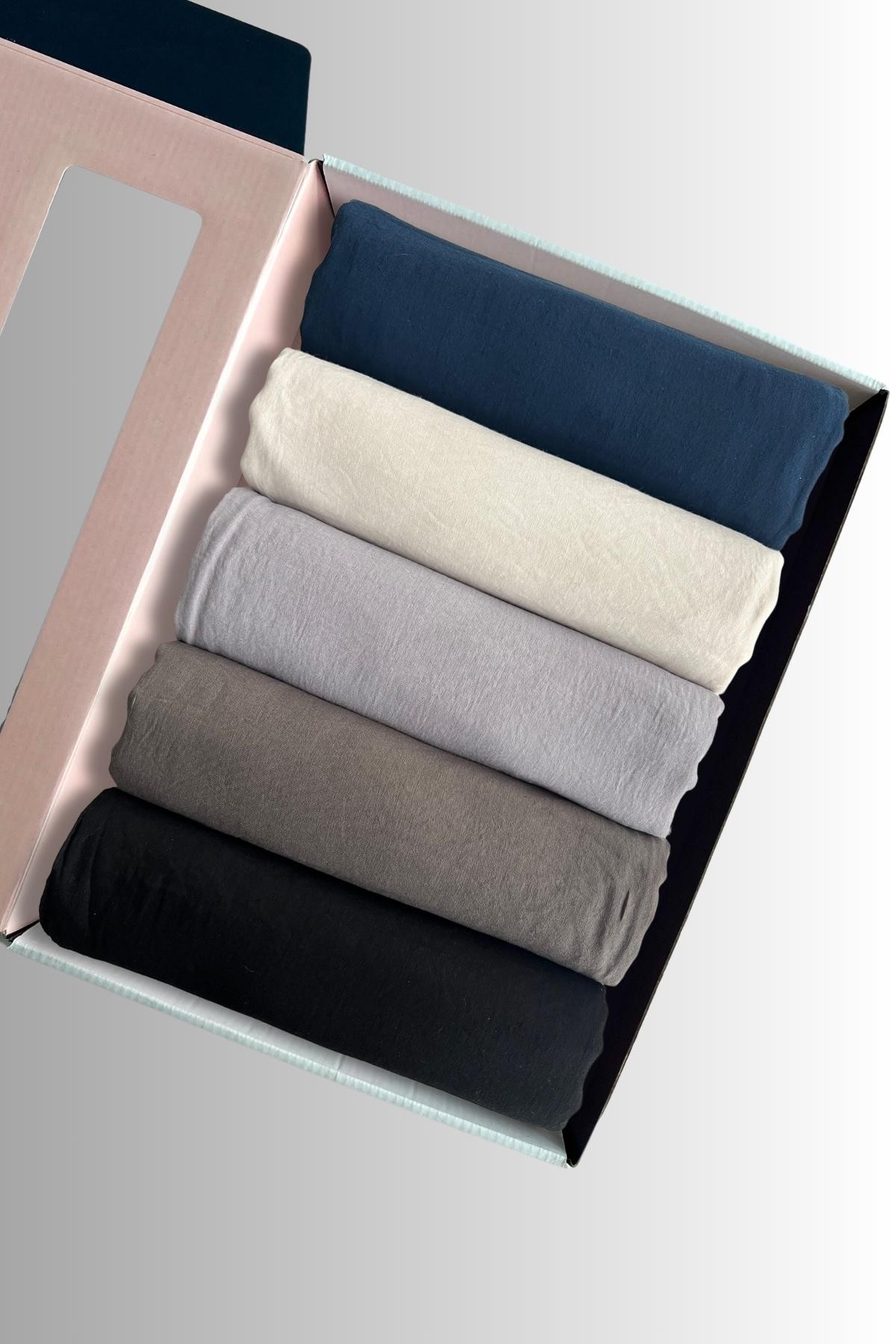 Cotton Crash Hijab Color Box-19