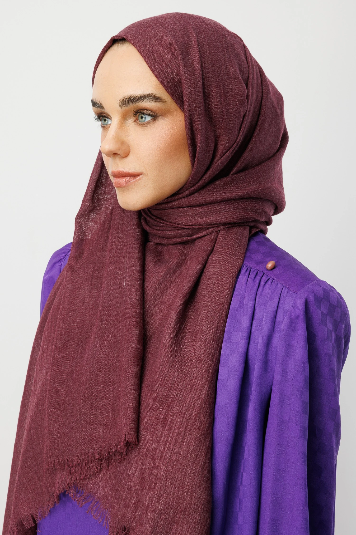 Dubai Şal - Mürdüm