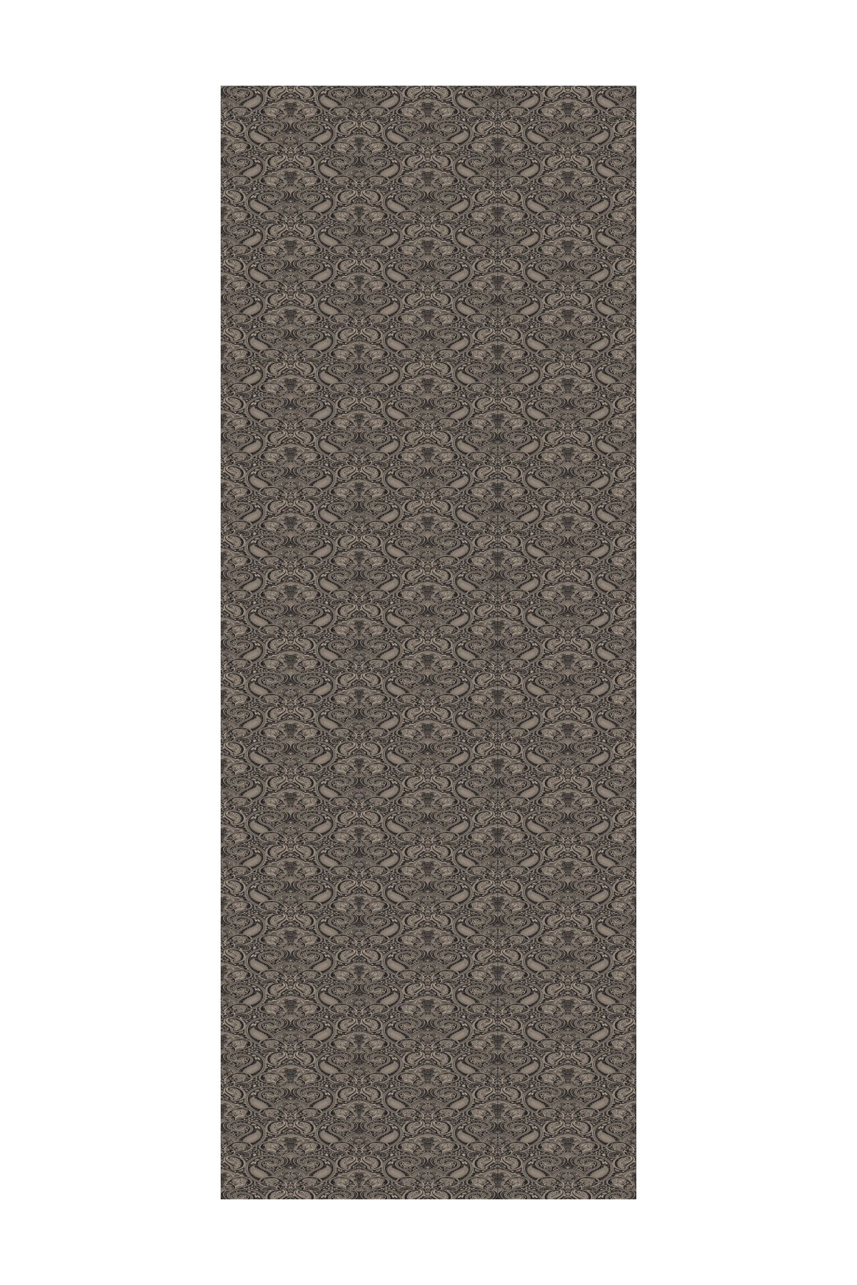 Moren Pattern Shine Line Shawl - Black-Beige