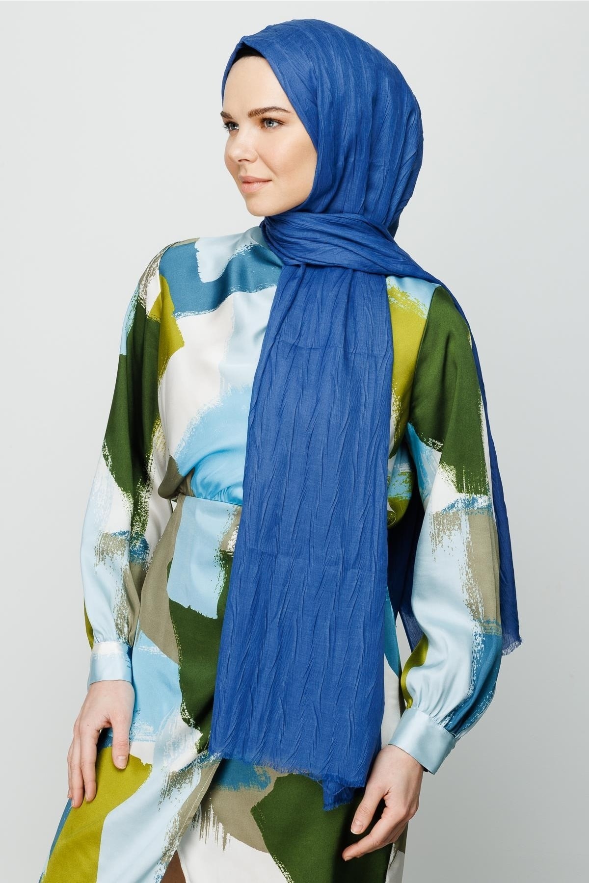 Pleated Bamboo Hijab