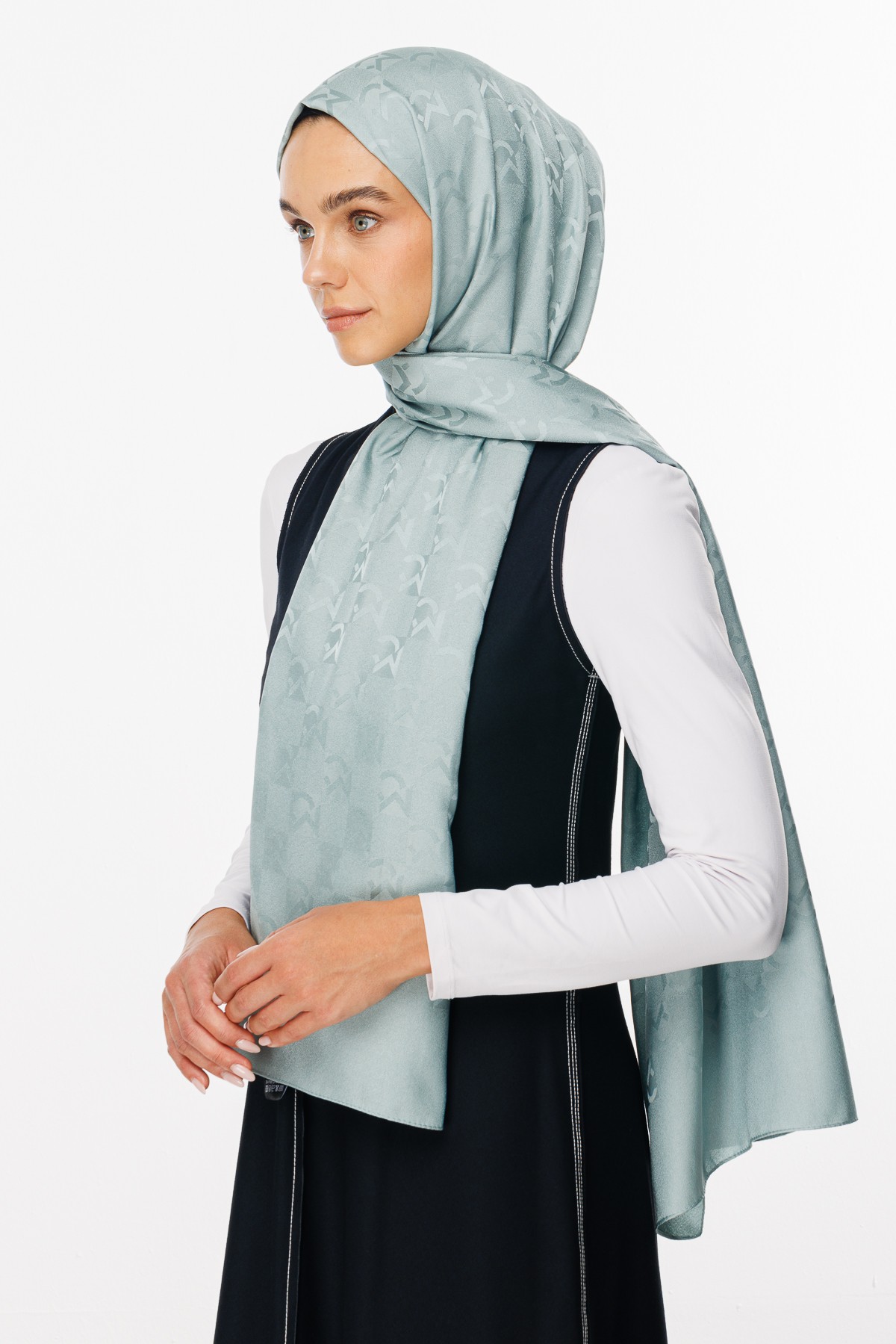 MC Pattern Jacquard Shawl - Cağla