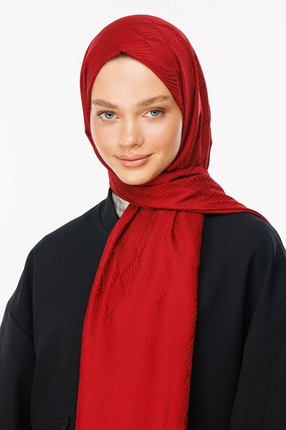 Aura Pattern Silk Jacquard Hijab