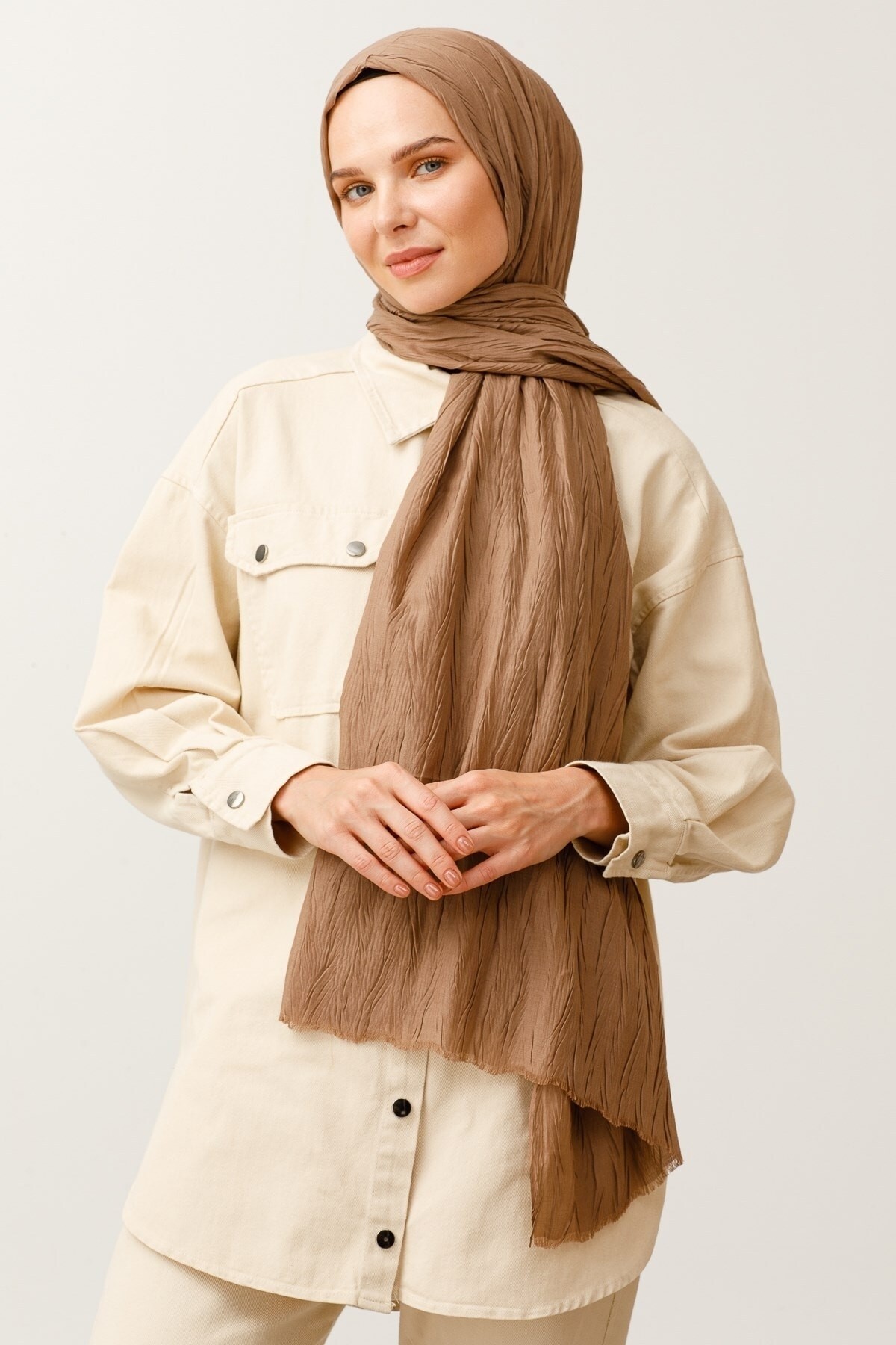 Pleated Bamboo Hijab