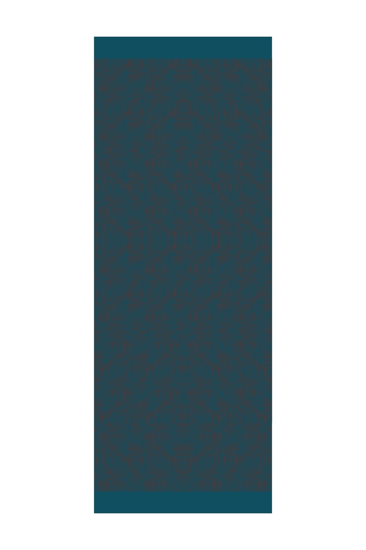 Marrakech Double Sided Shawl - Bitter Coffee-Petroleum Blue