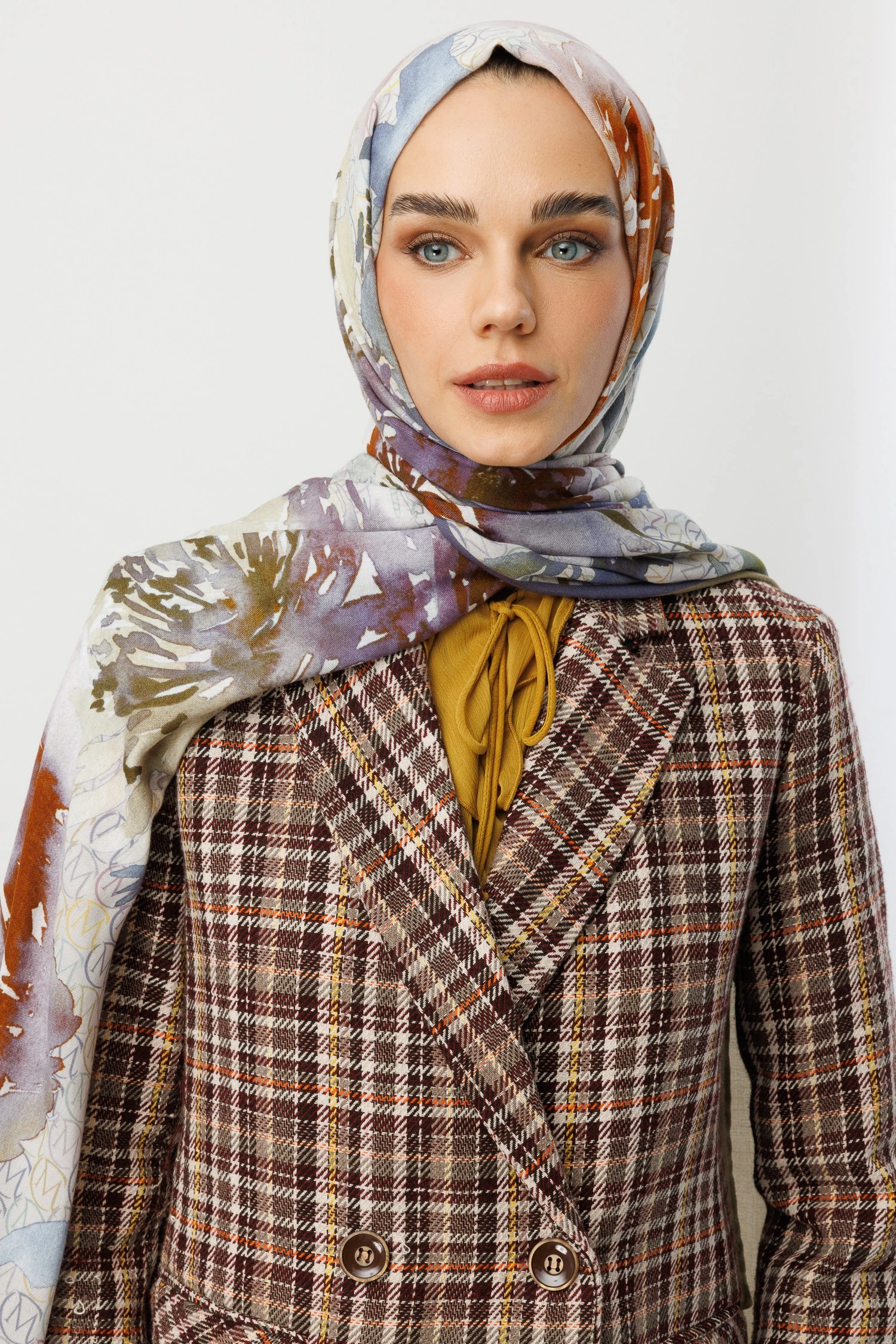 MC Desen Rami Şal - Lavender