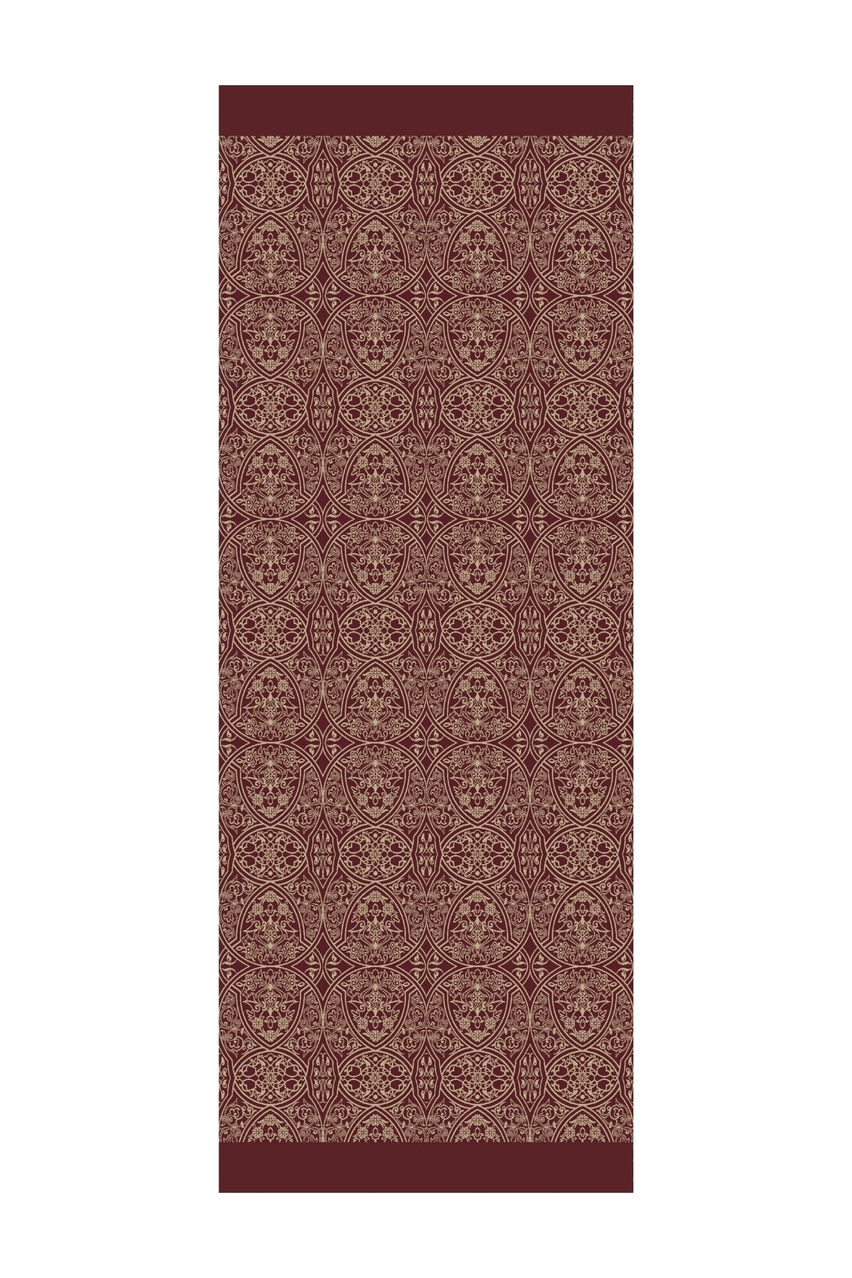 Marrakech Double Sided Shawl - Elderberry-Salmon