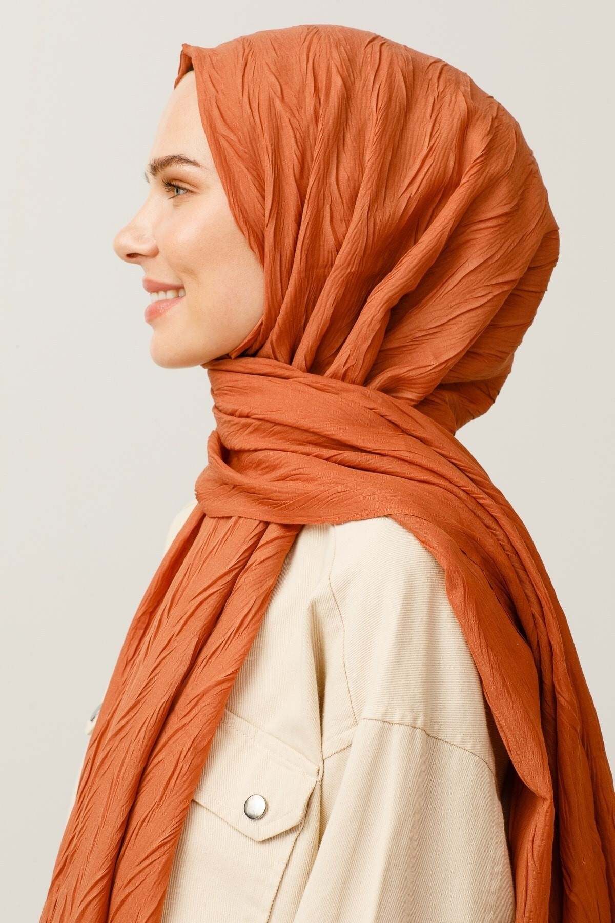 Pleated Bamboo Hijab