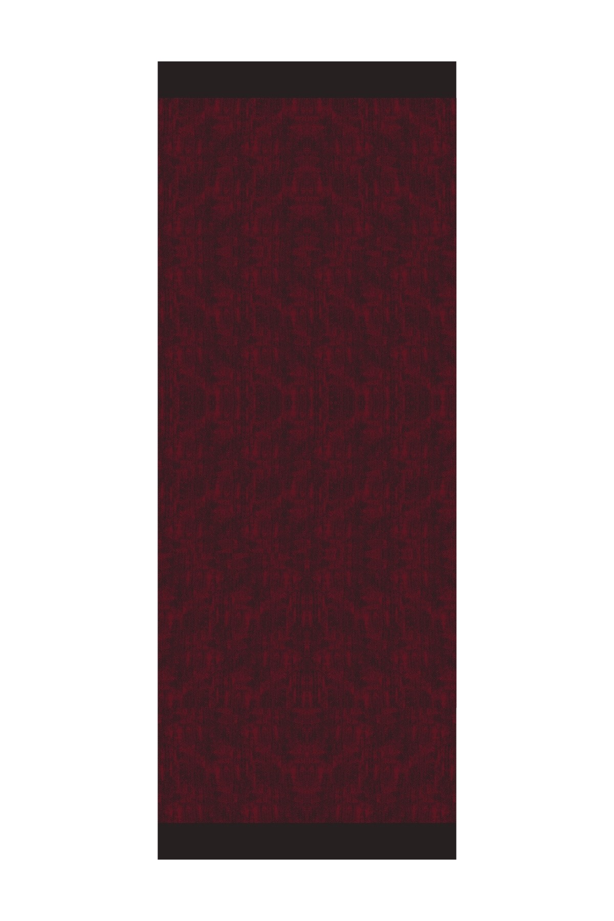 Marrakech Double Sided Shawl - Black-Burgundy