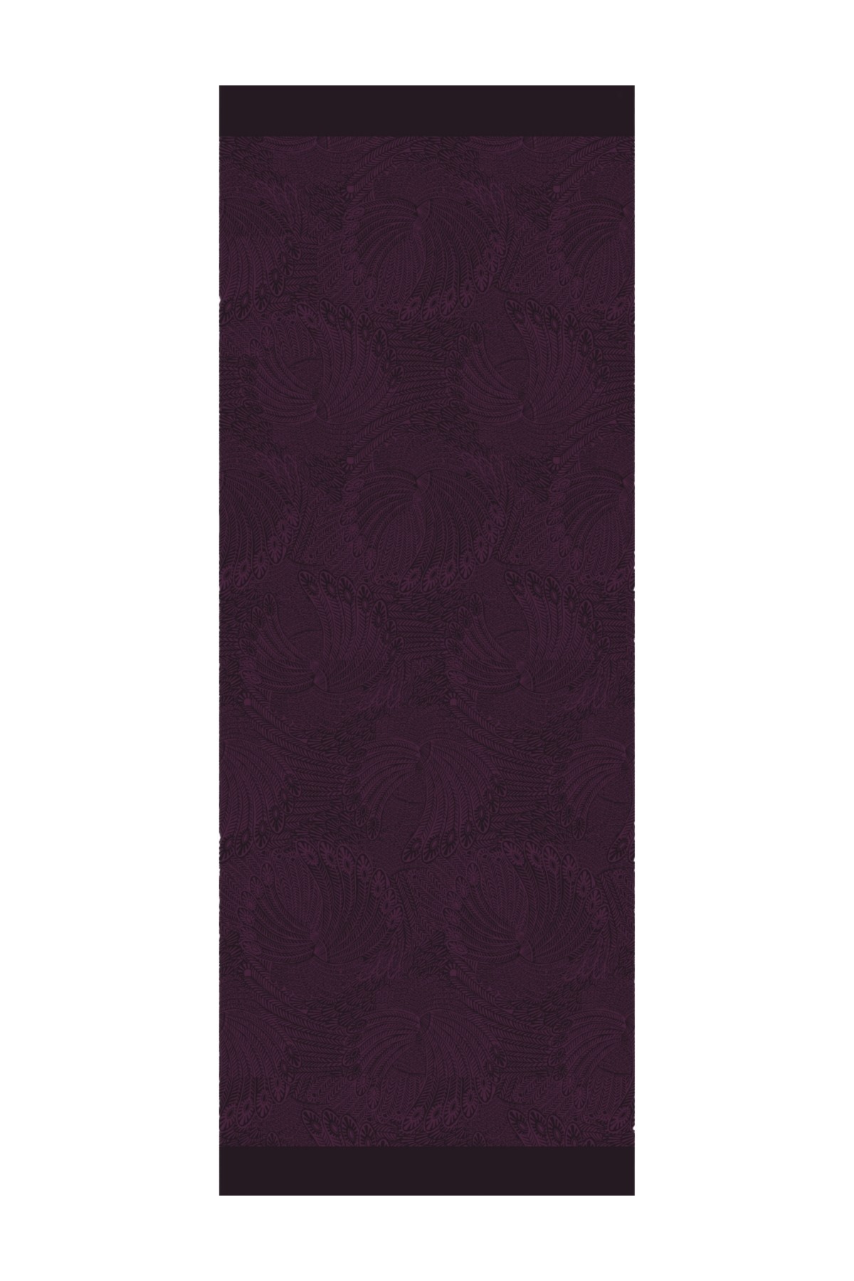Mayra Pattern Double-Sided Shawl - Purple-Black