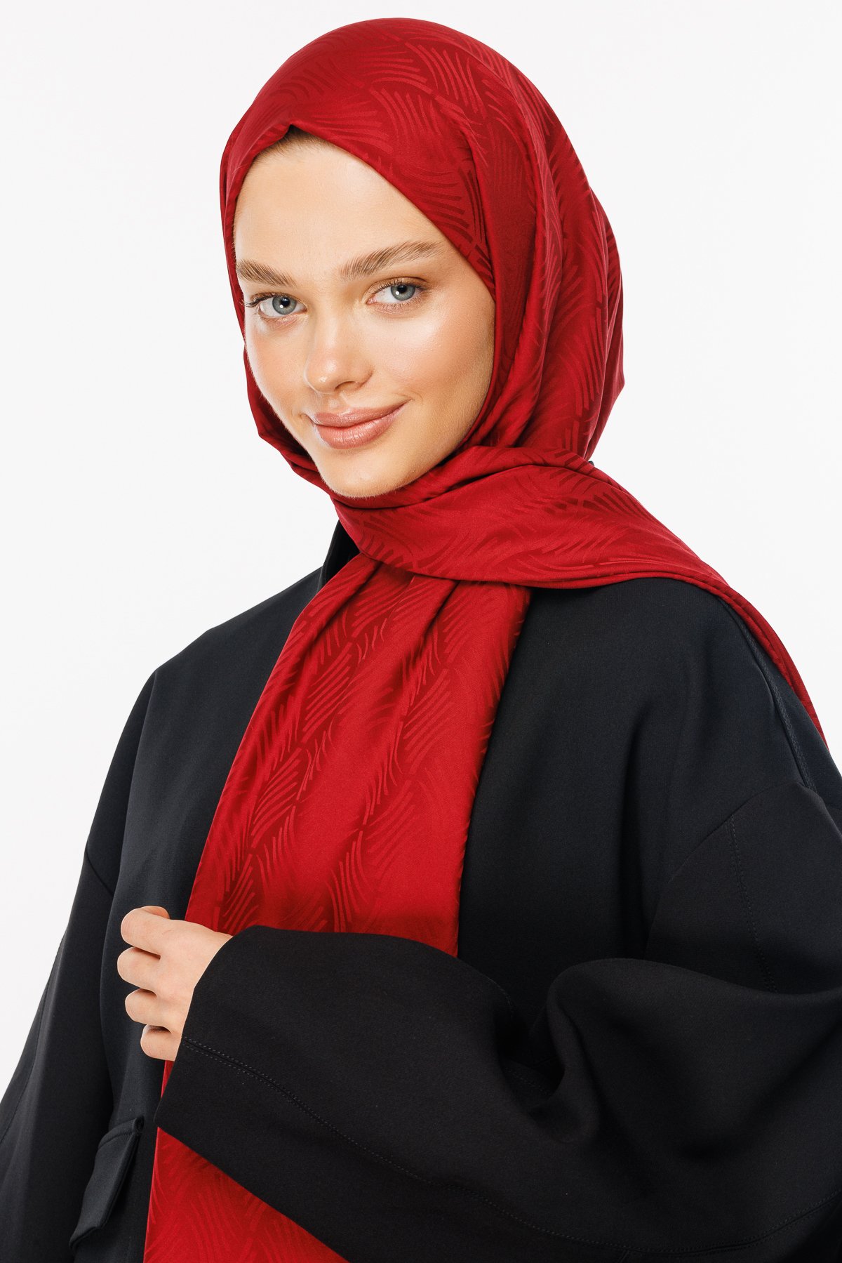 Aura Pattern Silk Jacquard Hijab