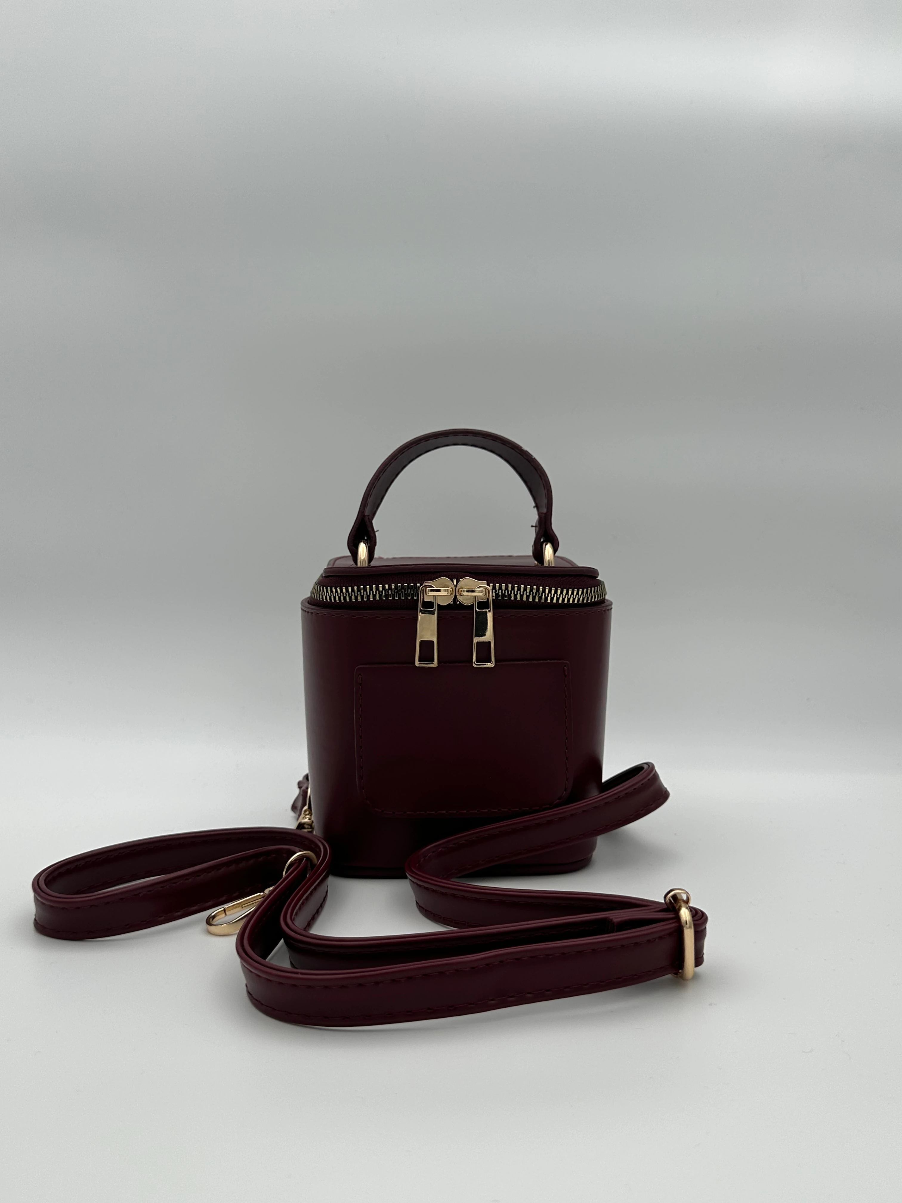 Küçük Kutu Çanta  - Bordo