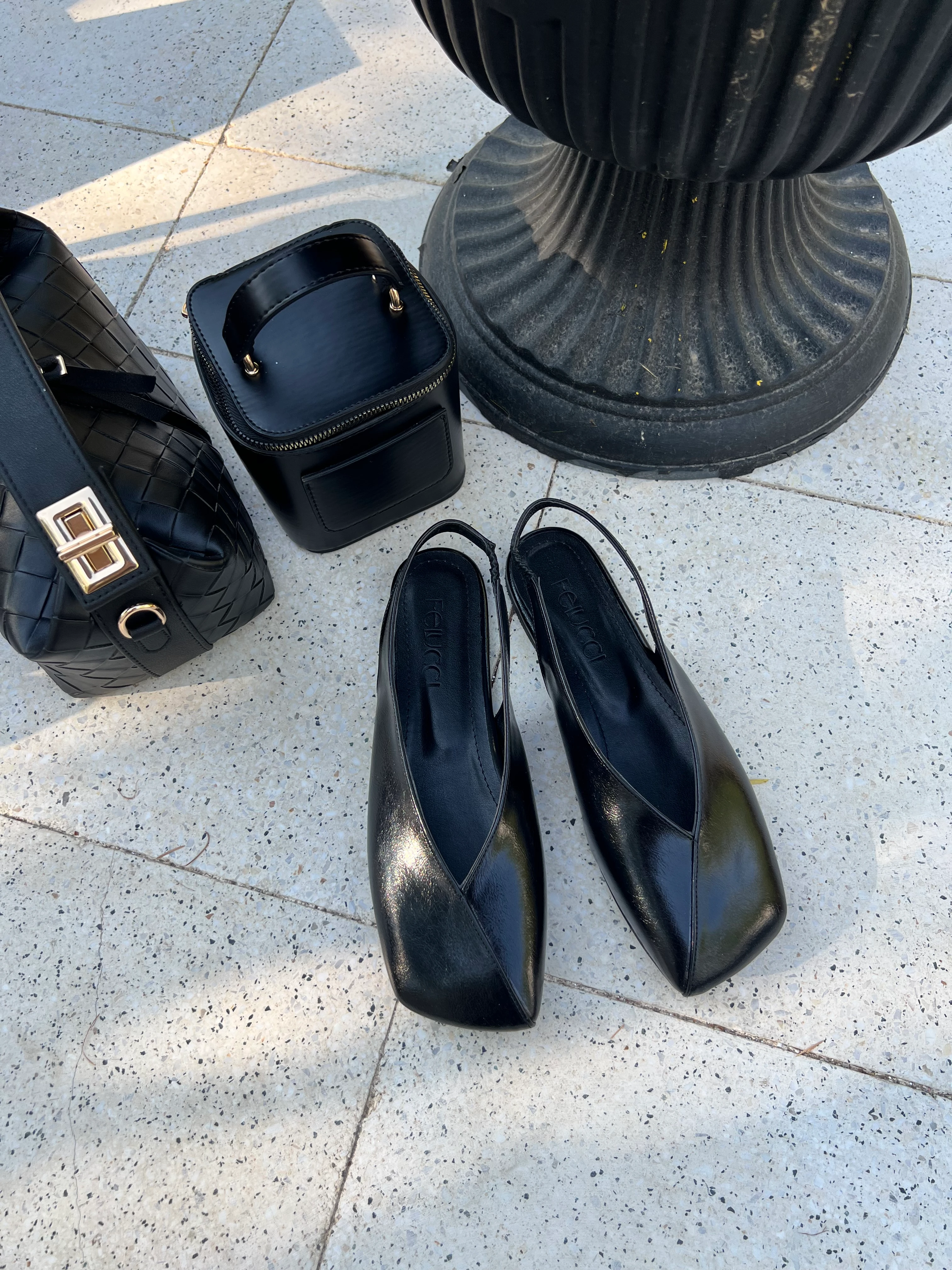 Siyah Deri Ayakkabı