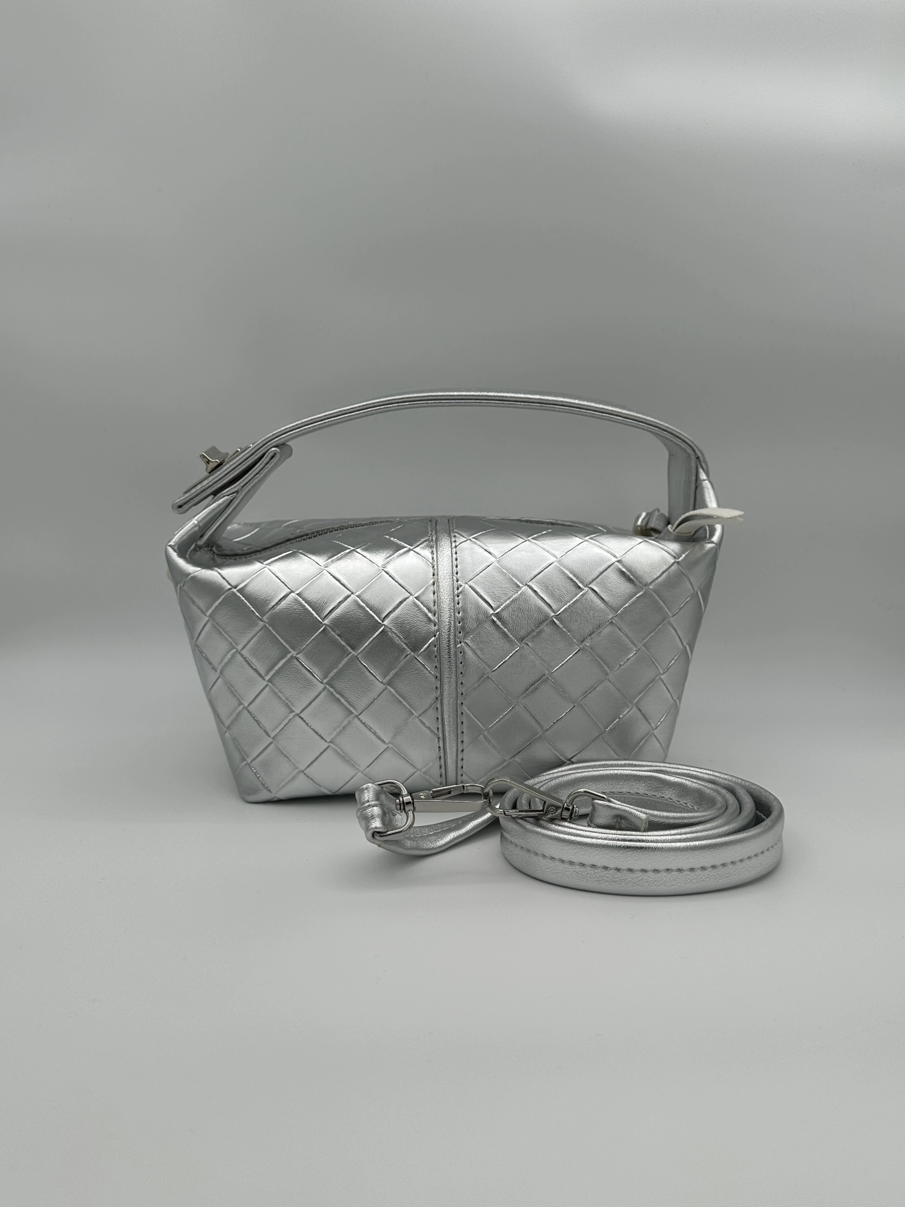 Kilitli Askılı Çanta - SILVER