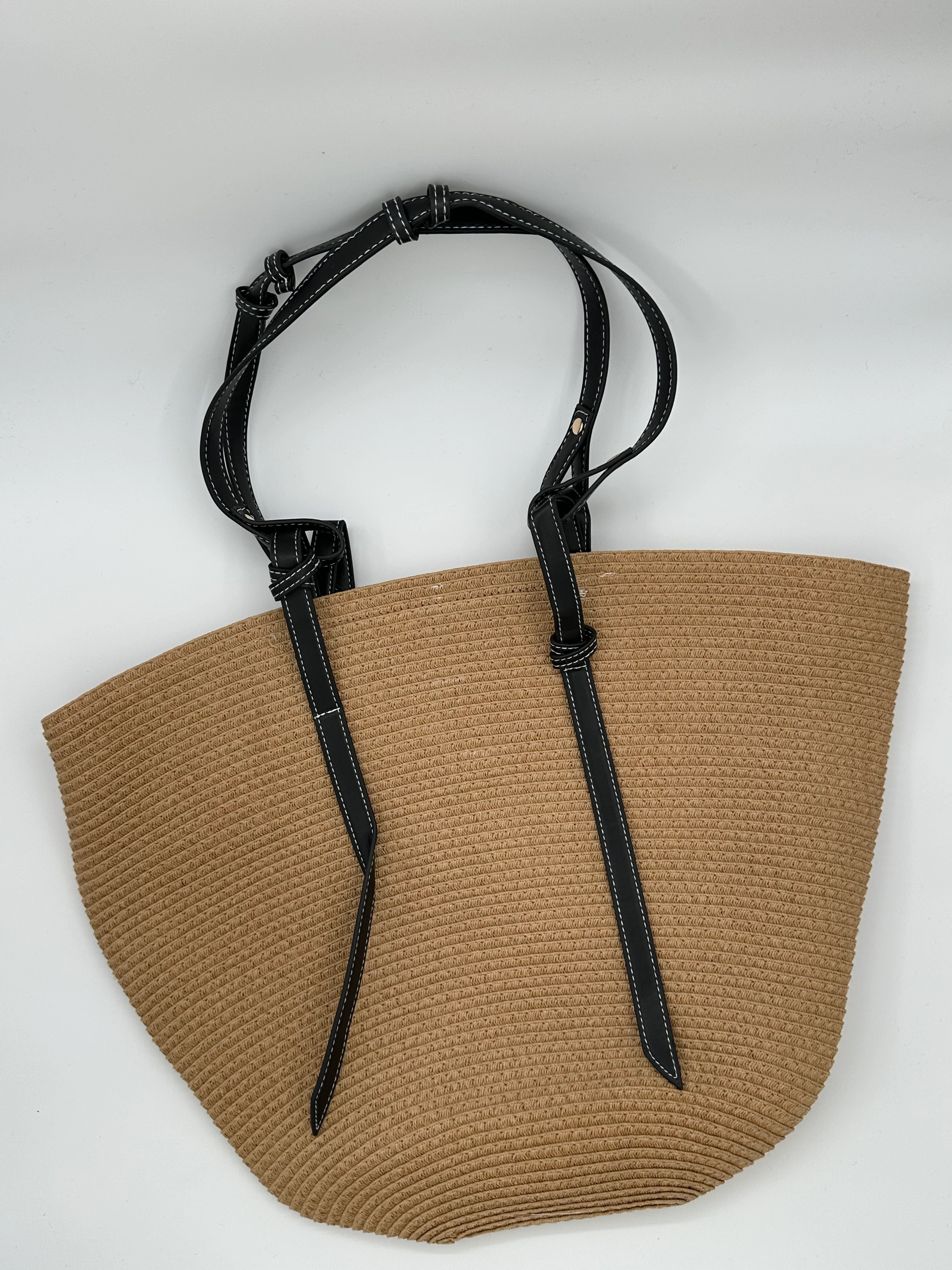 Büyük Hasır Çanta 