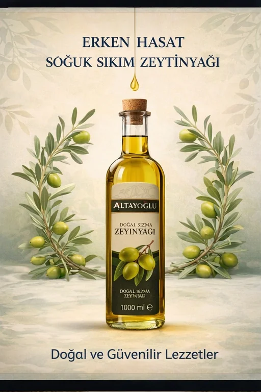 Altayoğlu Extra Virgin Olive Oil, 1 Litre