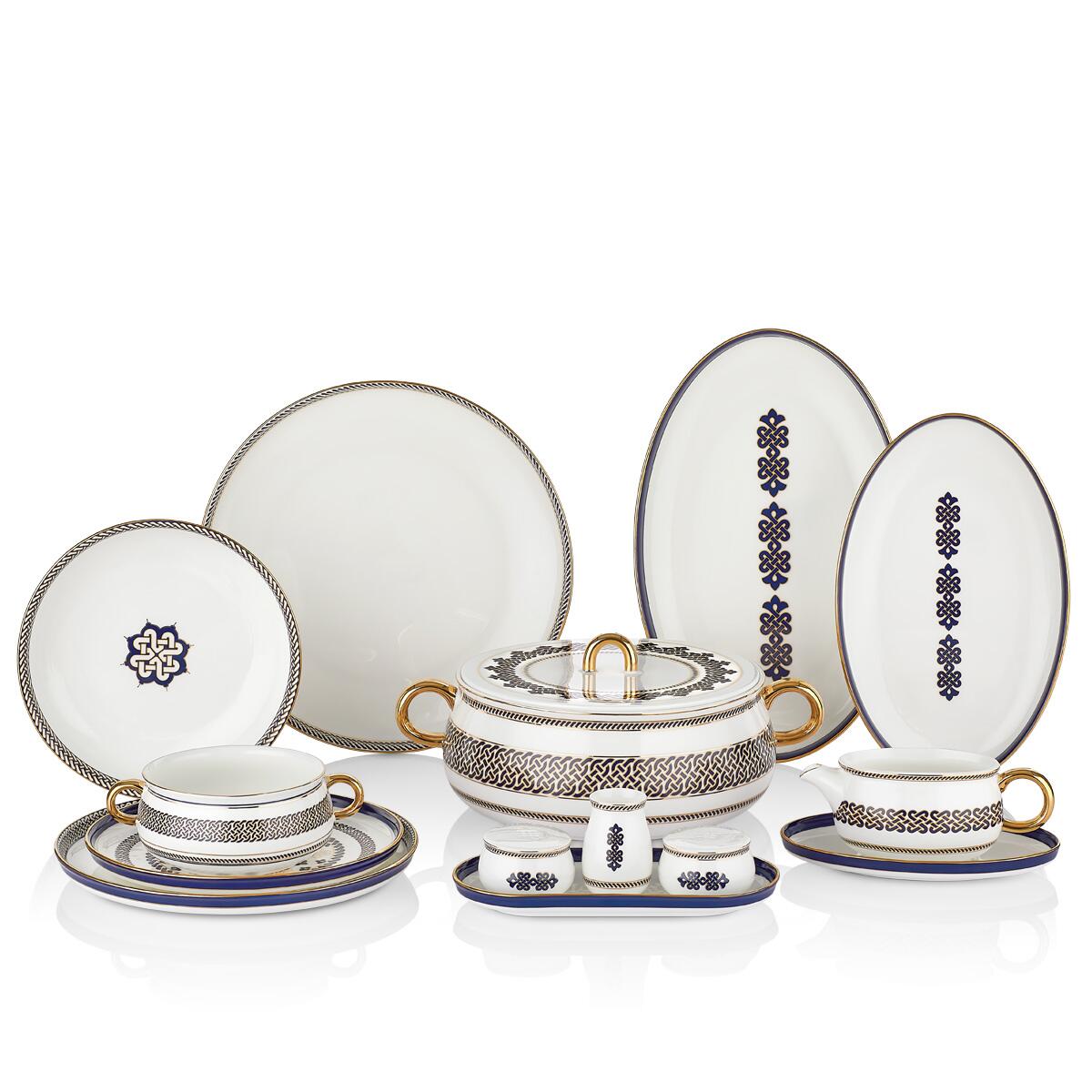 KORKMAZ A8546 AŞİYAN KOLEKSİYON 91 P YEMEK TAKIMI