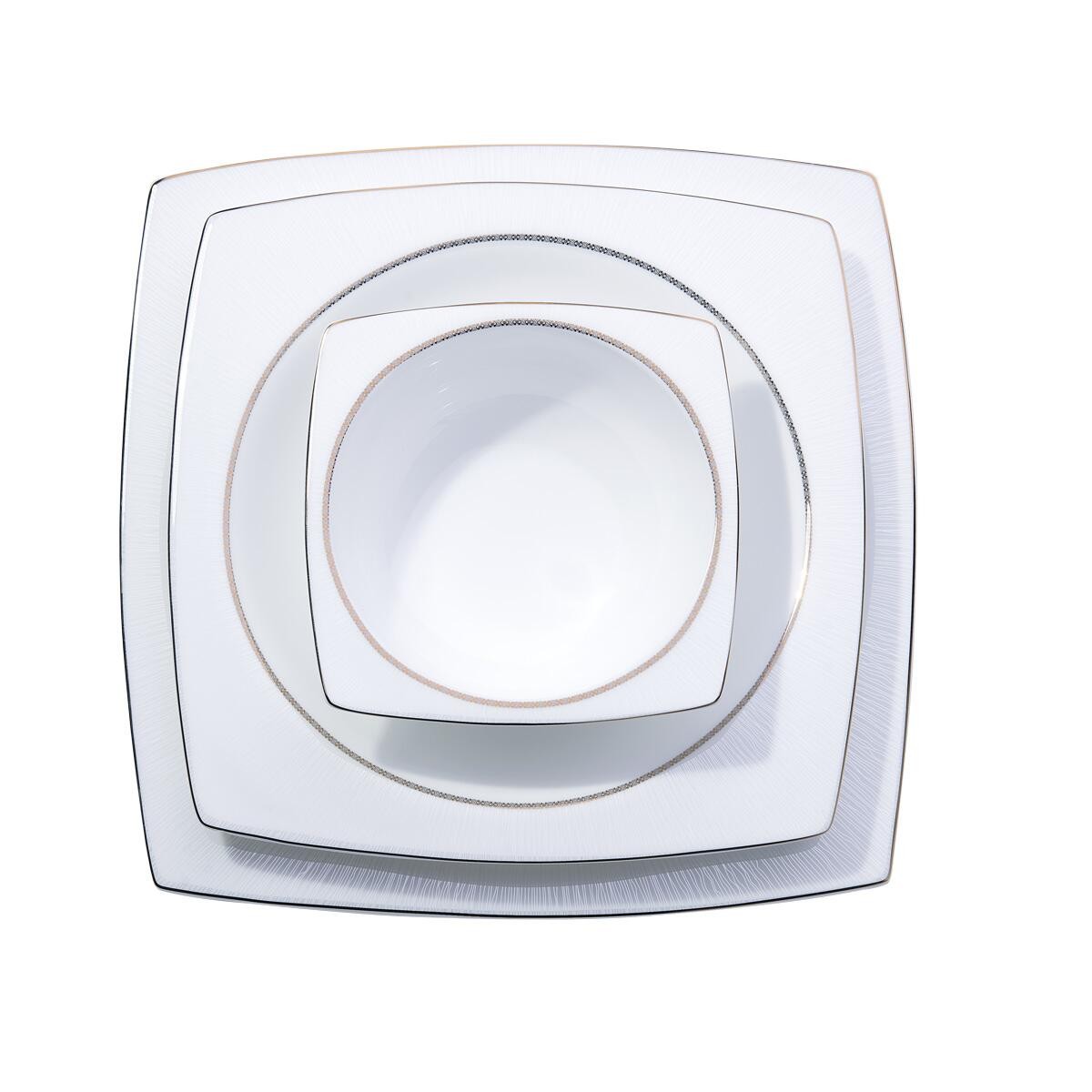 KORKMAZ A8460 BONE SEL. 60 P YEMEK TAKIMI (KARE)