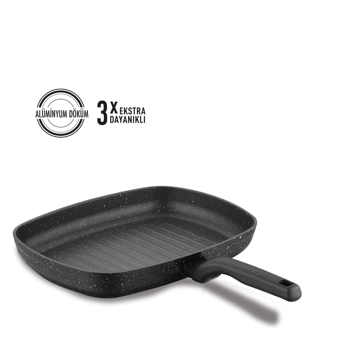 KORKMAZ A1121 ORNELLA DİKDÖRTGEN GRILL TAVA 35X25