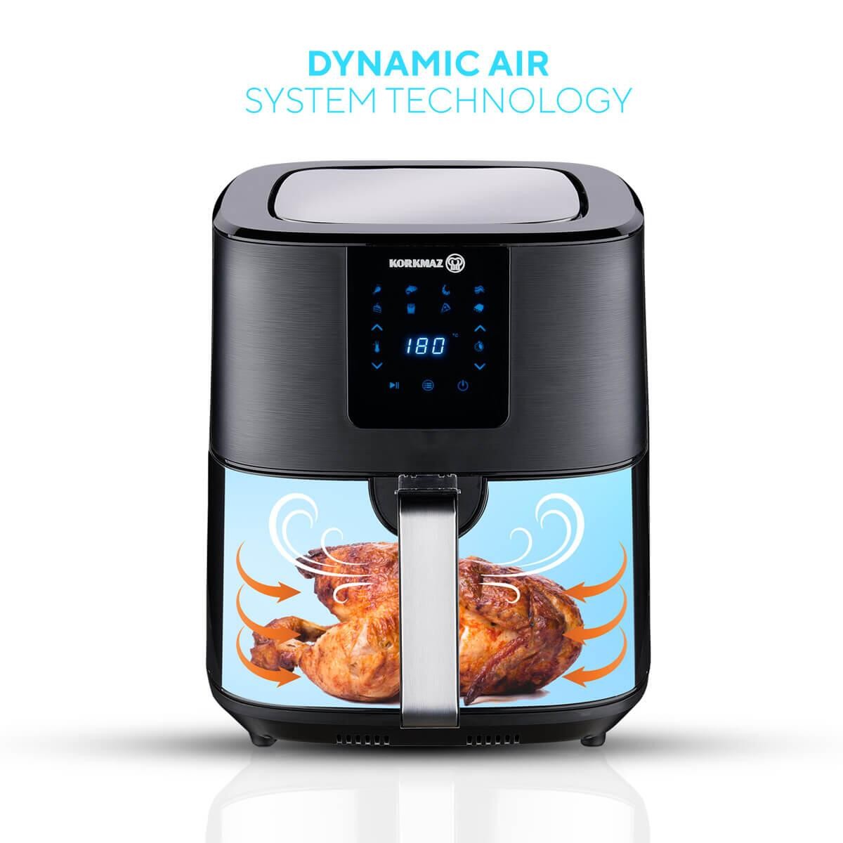 KORKMAZ A888 AIR MAX AİRFRYER 6,5 LT 1700 W