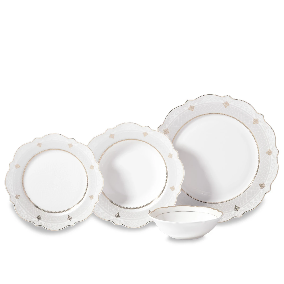 KORKMAZ A8274 ELİZA COLL. 60 P YEMEK TAKIMI